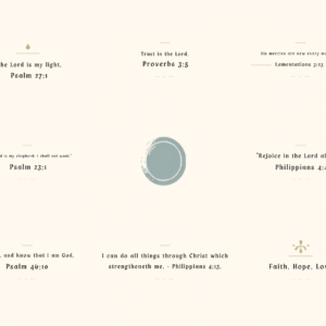 Minimalist KJV Scripture Cards | Set of 4 Printable Bible Journaling (Digital Download)
