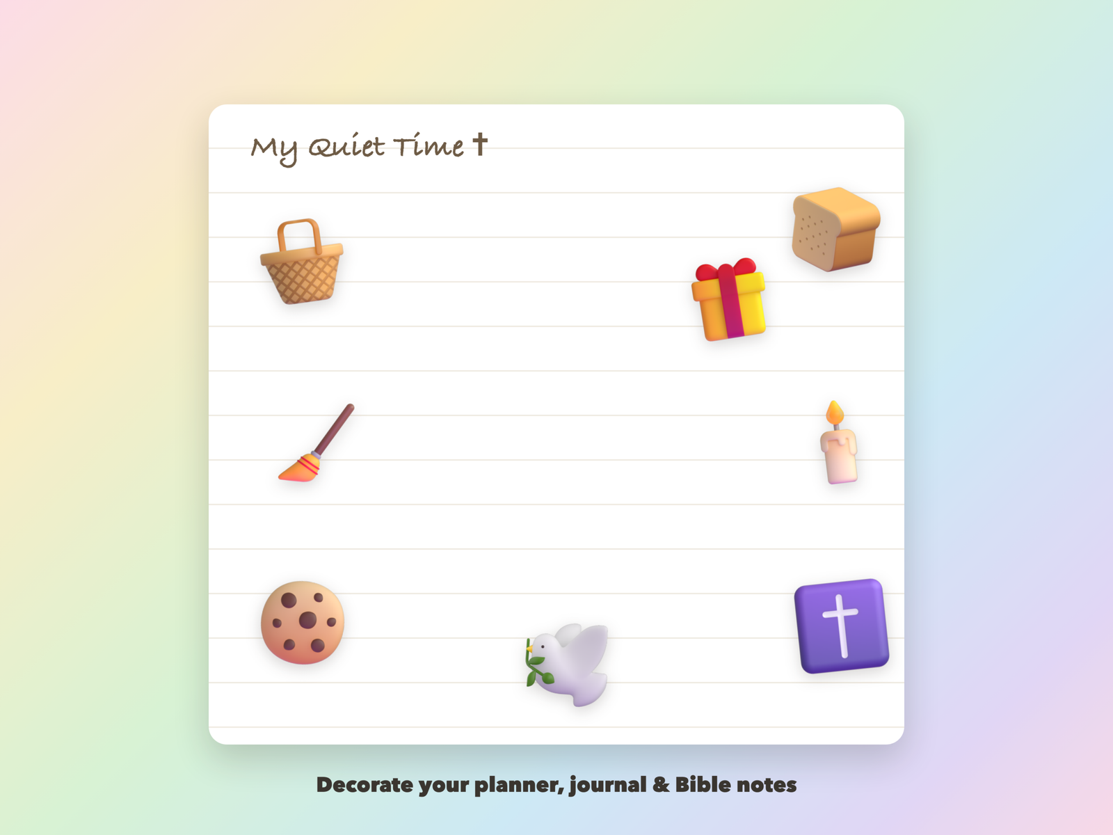 Servants Heart Volunteer Stickers | Christian Digital Stickers | Bible Journaling GoodNotes Pre-Cropped PNG | Sunday School - Image 3