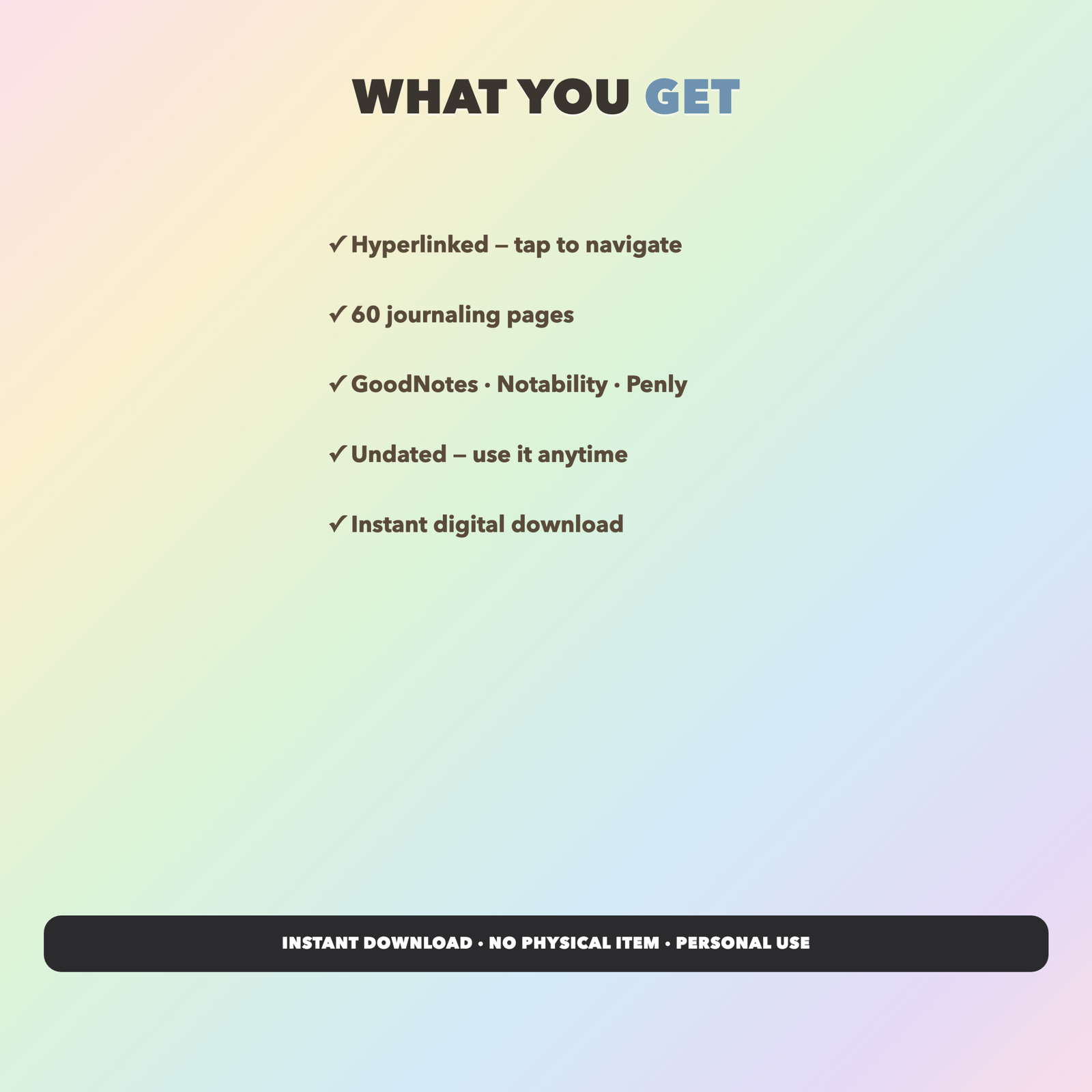 Bible Reading Journal | Christian Digital Journal | Hyperlinked GoodNotes iPad | Faith Devotional - Image 4