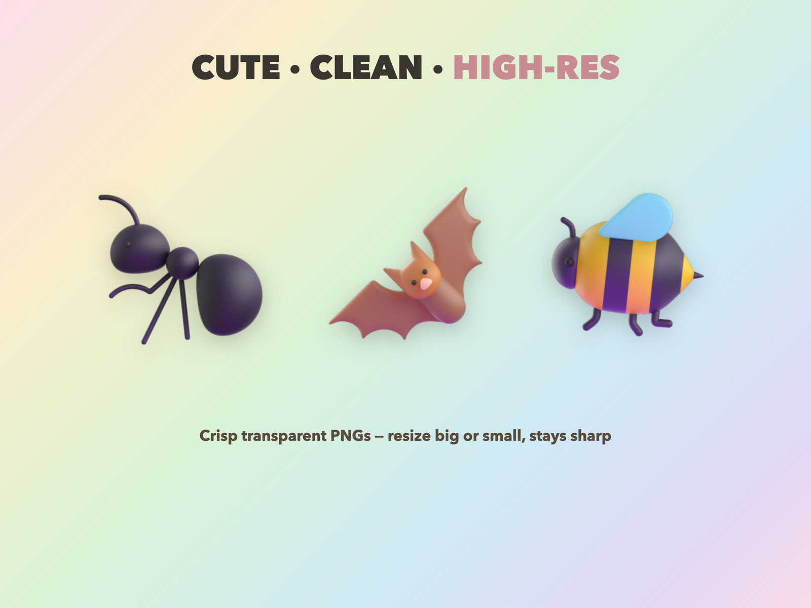 God's Tiny Creatures Stickers | Christian Digital Stickers | Bible Journaling GoodNotes Pre-Cropped PNG | Sunday School - Image 4