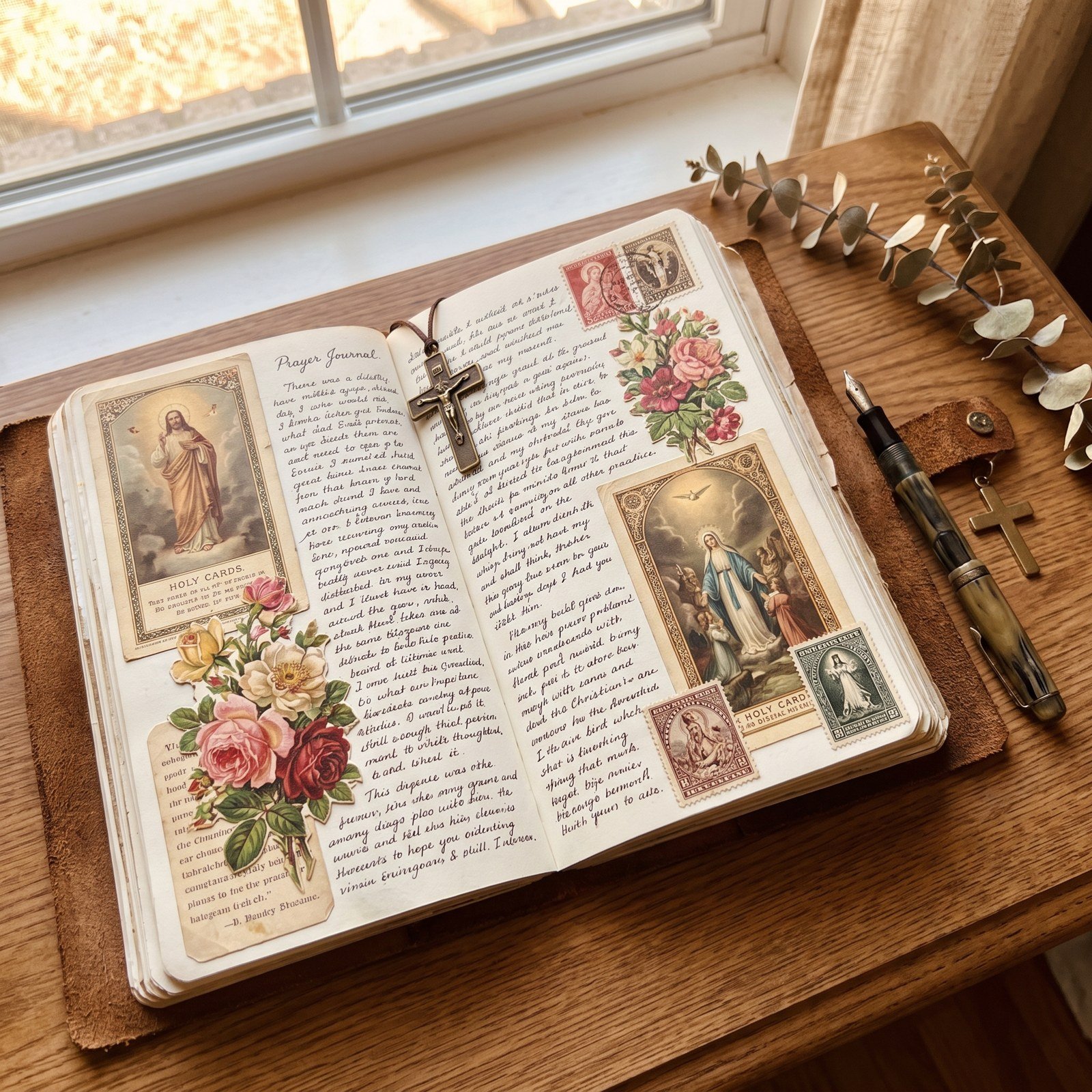 Vintage Christian Ephemera, 10 PNG, Antique Hymnal Holy Card Cross Tags Stamps, Junk Journal Bible Journaling, Commercial Use Download - Image 13