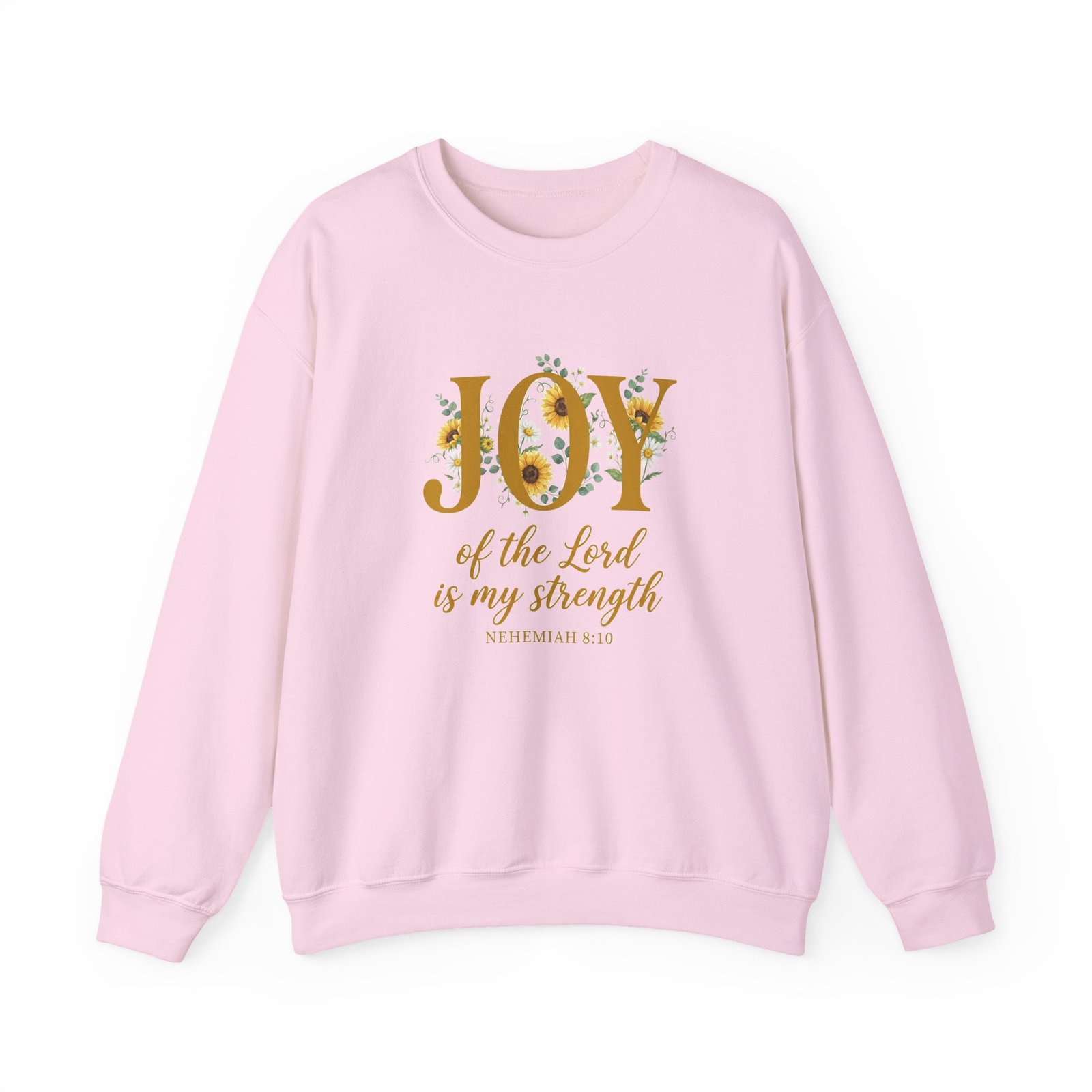 The Joy of the Lord Is My Strength Sweatshirt, Sunflower Christian Crewneck, Nehemiah 8:10 Verse, Faith Gift Women - Image 23