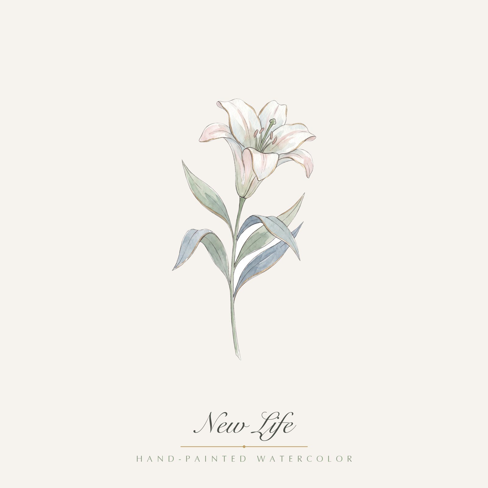Watercolor Easter Resurrection Clipart, 20 PNG, Empty Tomb Cross Lily He Is Risen, Commercial Use, Christian Sublimation, Digital Download - Image 19