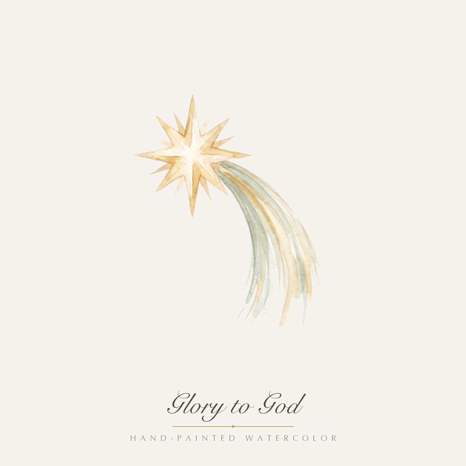 Watercolor Christian Christmas Clipart, 24 PNG, Nativity Wise Men Angel Advent, Commercial Use Religious Sublimation, Digital Download - Image 19
