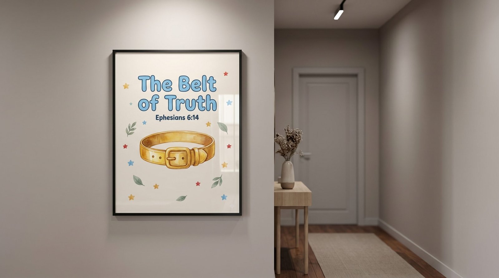 Rolled Poster — The Belt of Truth (Ephesians 6:14) Christian Wall Art - Image 2