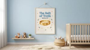 Rolled Poster — The Belt of Truth (Ephesians 6:14) Christian Wall Art