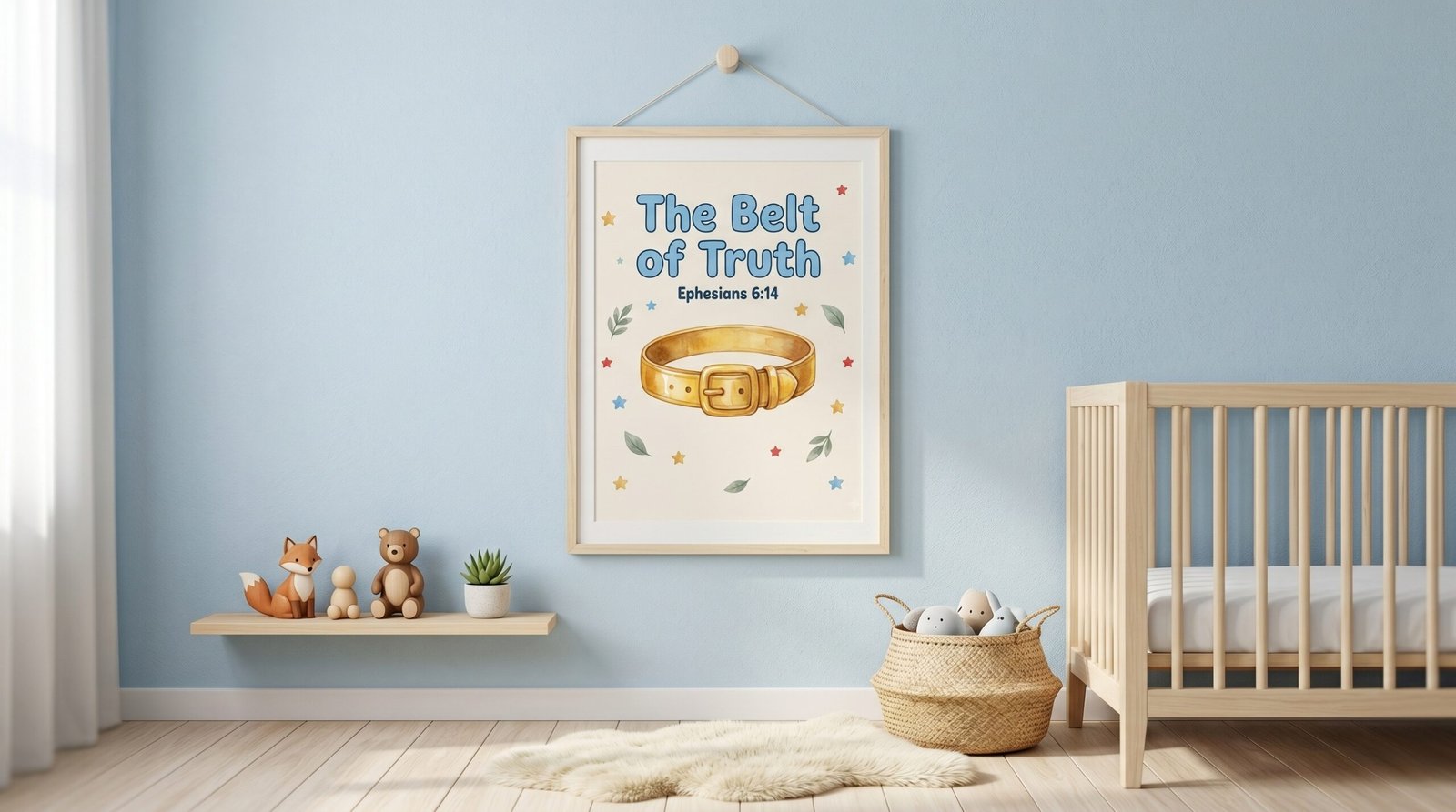 Rolled Poster — The Belt of Truth (Ephesians 6:14) Christian Wall Art