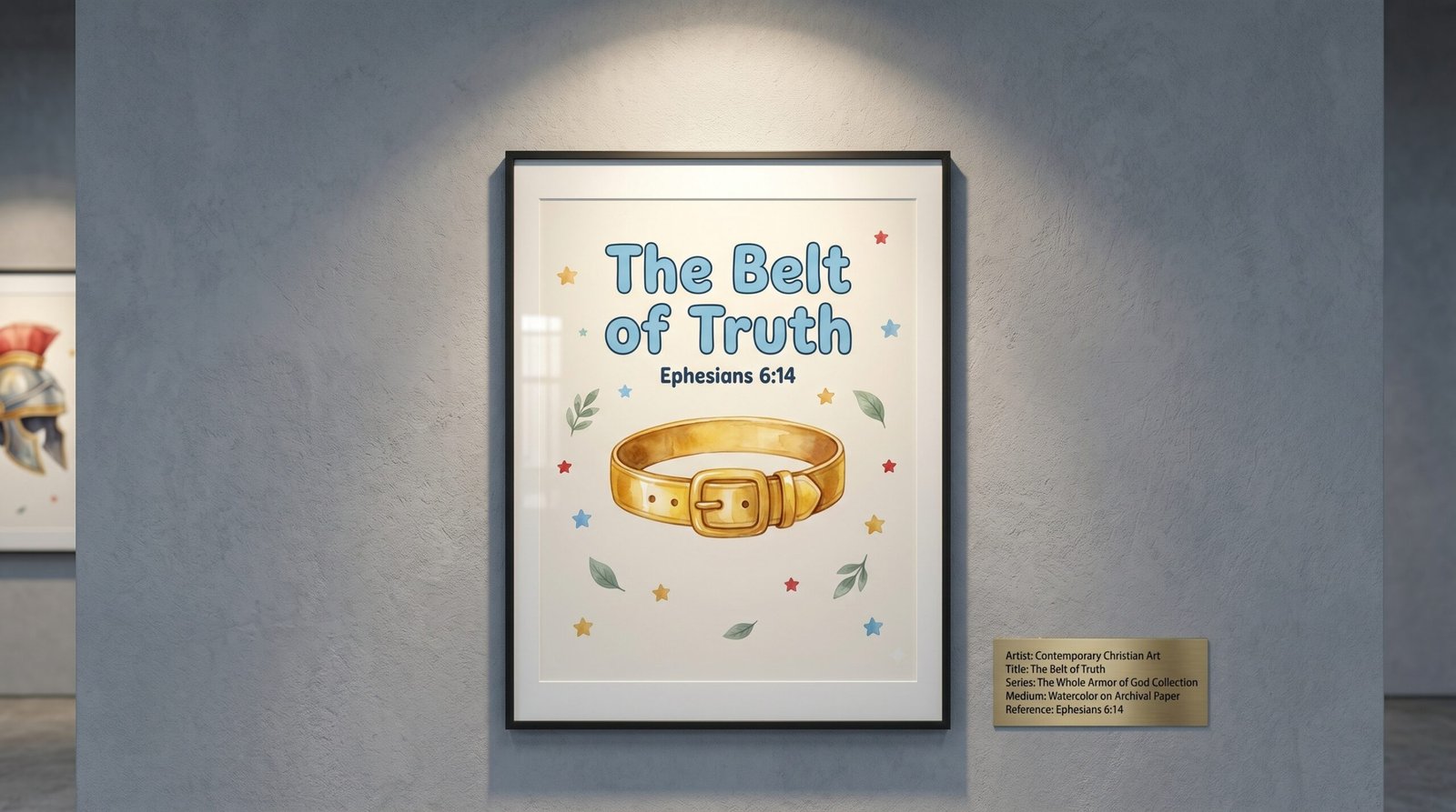 Rolled Poster — The Belt of Truth (Ephesians 6:14) Christian Wall Art - Image 5