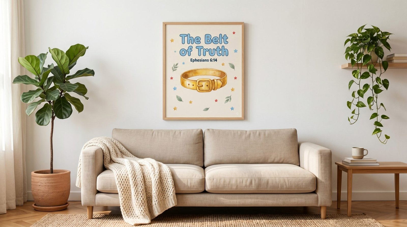 Rolled Poster — The Belt of Truth (Ephesians 6:14) Christian Wall Art - Image 7