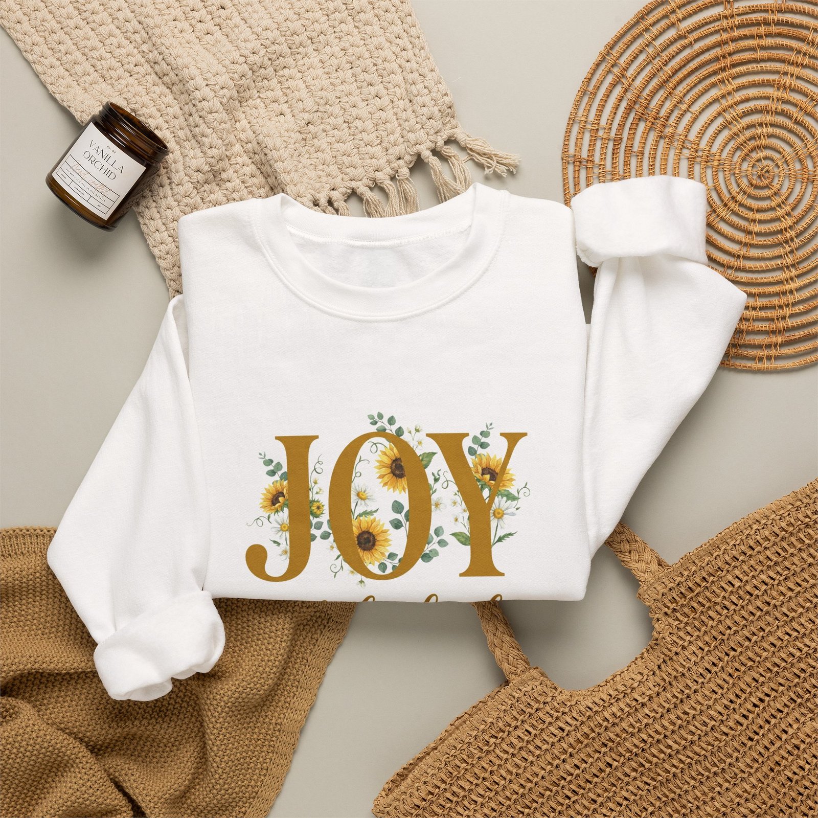 The Joy of the Lord Is My Strength Sweatshirt, Sunflower Christian Crewneck, Nehemiah 8:10 Verse, Faith Gift Women - Image 5