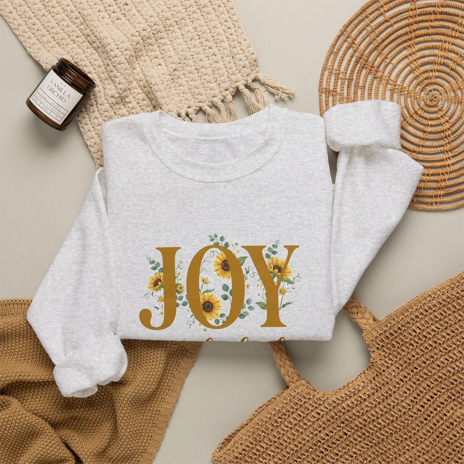 The Joy of the Lord Is My Strength Sweatshirt, Sunflower Christian Crewneck, Nehemiah 8:10 Verse, Faith Gift Women - Image 9