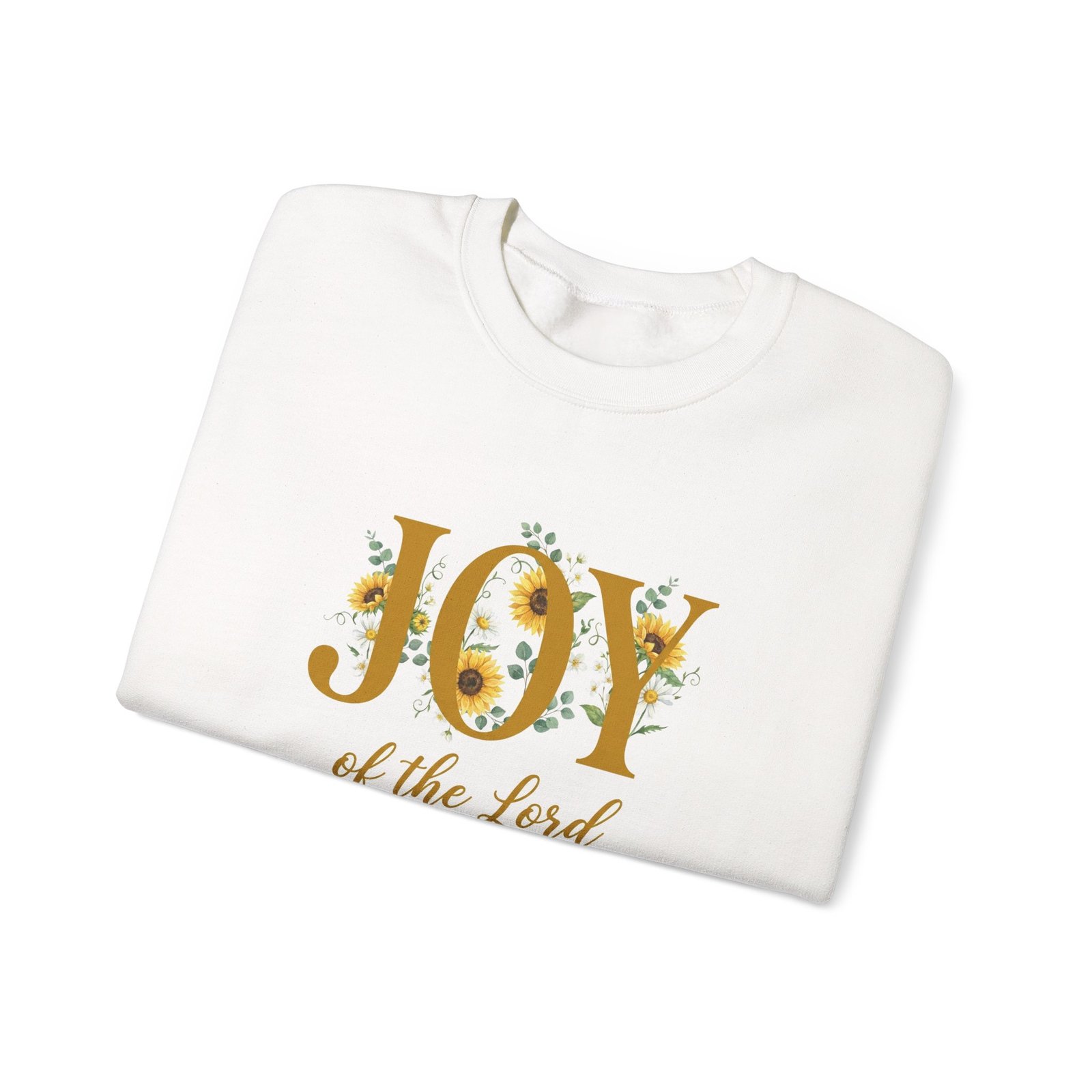 The Joy of the Lord Is My Strength Sweatshirt, Sunflower Christian Crewneck, Nehemiah 8:10 Verse, Faith Gift Women - Image 4