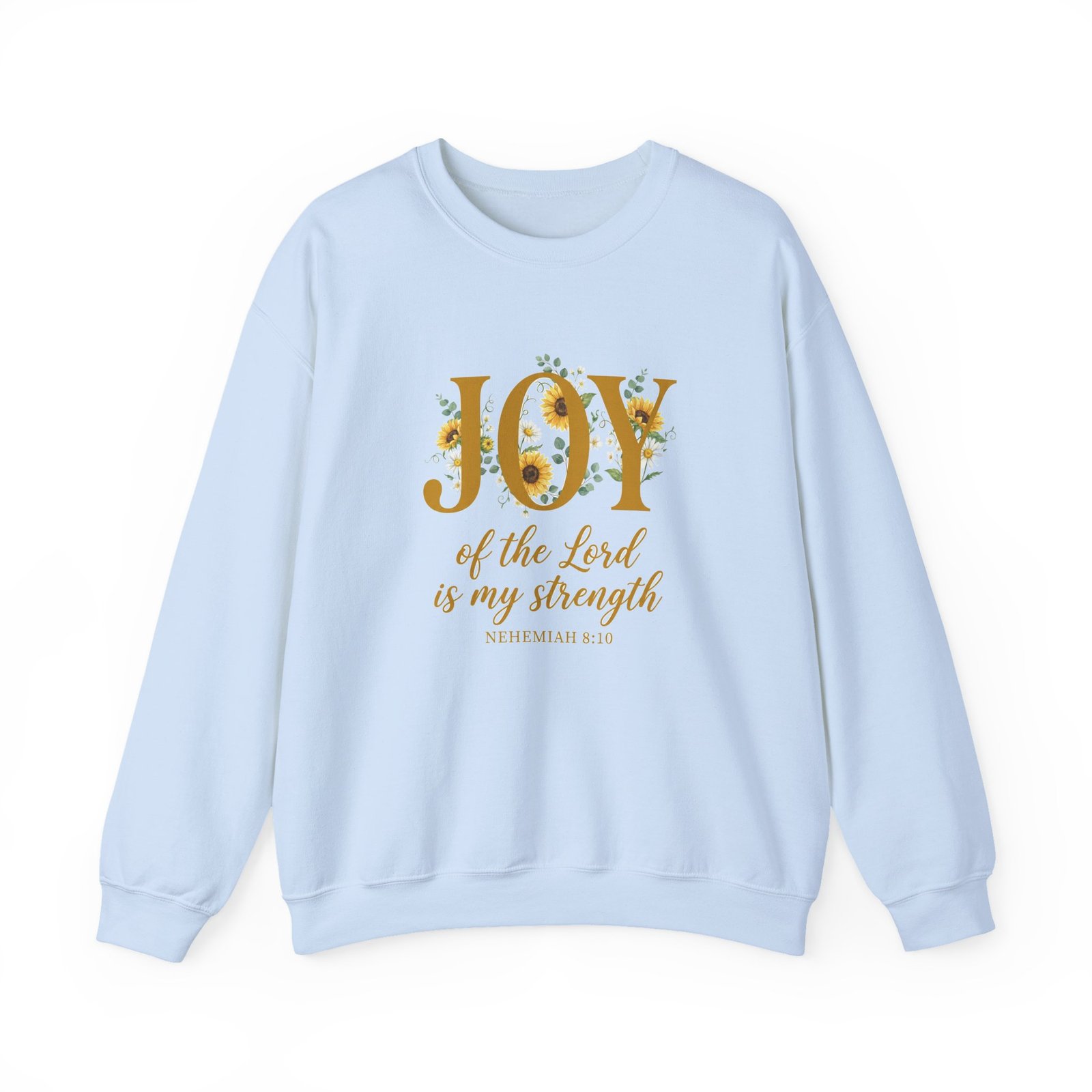 The Joy of the Lord Is My Strength Sweatshirt, Sunflower Christian Crewneck, Nehemiah 8:10 Verse, Faith Gift Women - Image 19