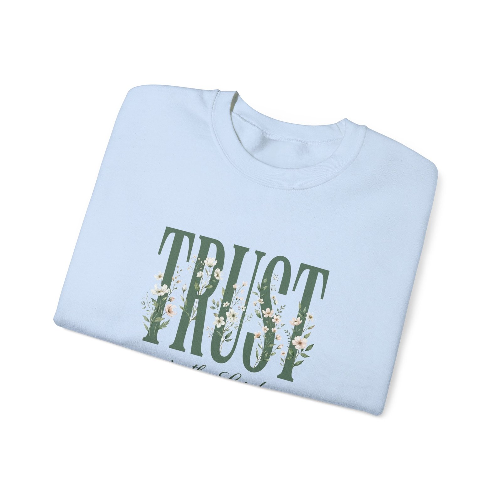 Trust in the Lord With All Your Heart Sweatshirt, Floral Christian Crewneck, Proverbs 3:5 Bible Verse, Faith Gift Women - Image 21