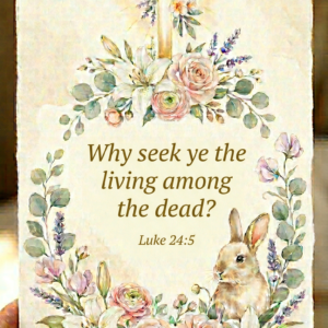 Christian Easter Cards, Vintage Floral Bible Verse, 20 PNG (Digital Download)
