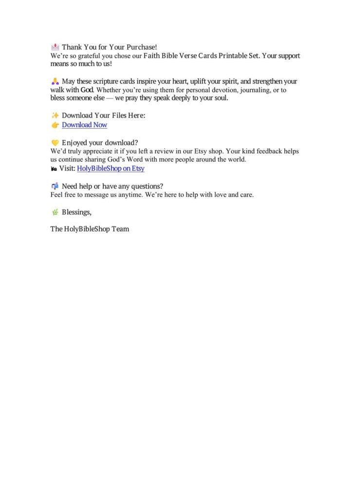 Faith Bible Verse Cards, Christian Scripture, Encouragement (PDF, JPG)