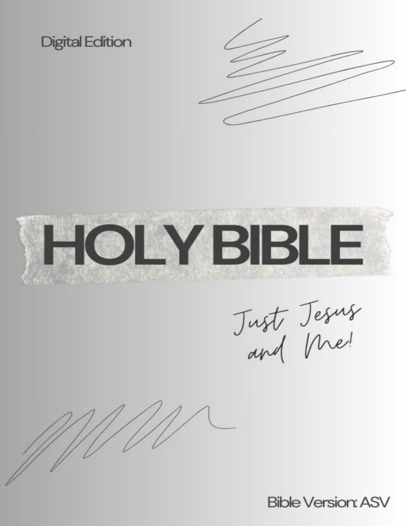 Digital ASV Bible PDF with Clickable Index | iPad Bible | Goodnotes | TouchNotes | Bible Study | Christian Journal | Journaling Bible