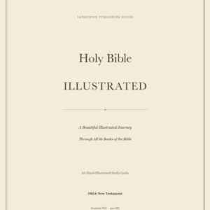 Holy Bible Illustrated | All 66 Books Summary Cards Printable | Old & New Testament Bible Study Inserts | Christian Journaling PDF