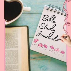 Bible Study Journal PDF | Christian Digital Planner for Goodnotes and iPad | Prayer & Scripture Journal | Printable Faith Journal