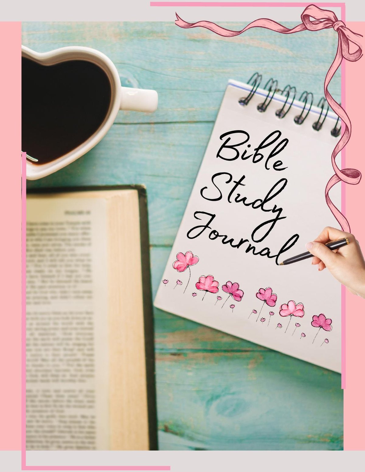 Bible Study Journal PDF | Christian Digital Planner for Goodnotes and iPad | Prayer & Scripture Journal | Printable Faith Journal