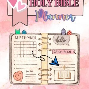 Holy Bible Planner PDF | Christian Digital Planner for iPad & Goodnotes | Prayer Journal, Bible Study, Daily Devotional