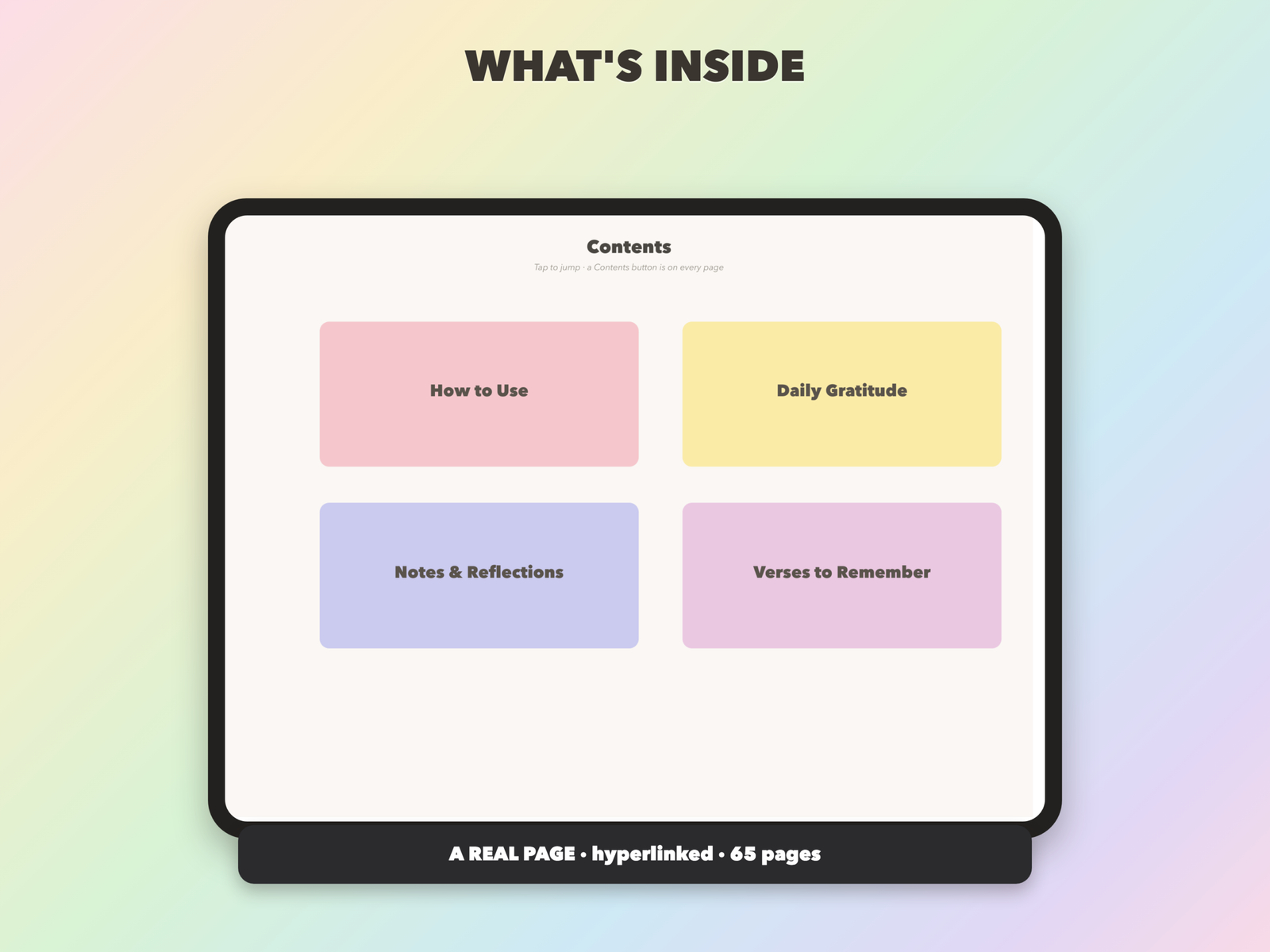 Gratitude Journal | Christian Digital Journal | Hyperlinked GoodNotes iPad | Faith Devotional - Image 5