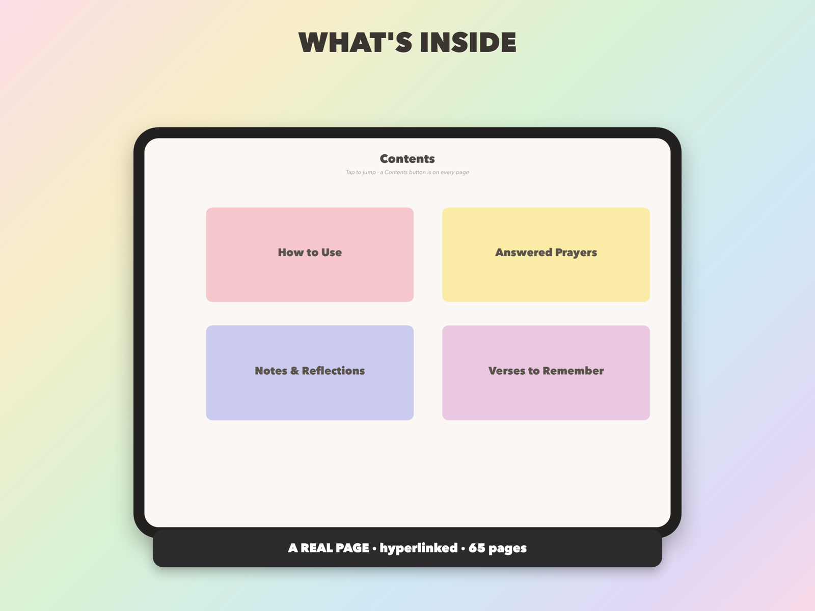 Answered Prayers Journal | Christian Digital Journal | Hyperlinked GoodNotes iPad | Faith Devotional - Image 5