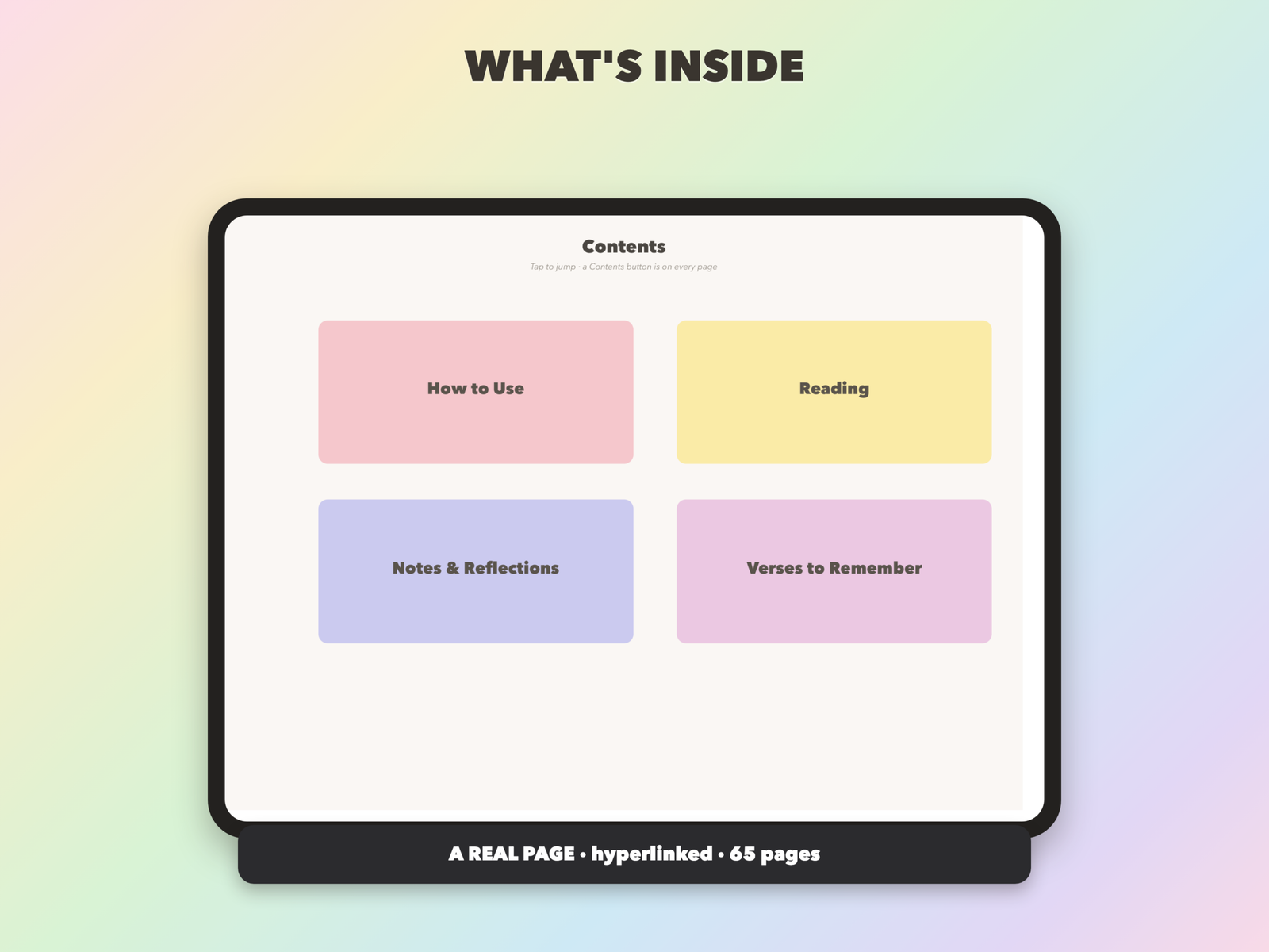 Bible Reading Journal | Christian Digital Journal | Hyperlinked GoodNotes iPad | Faith Devotional - Image 5