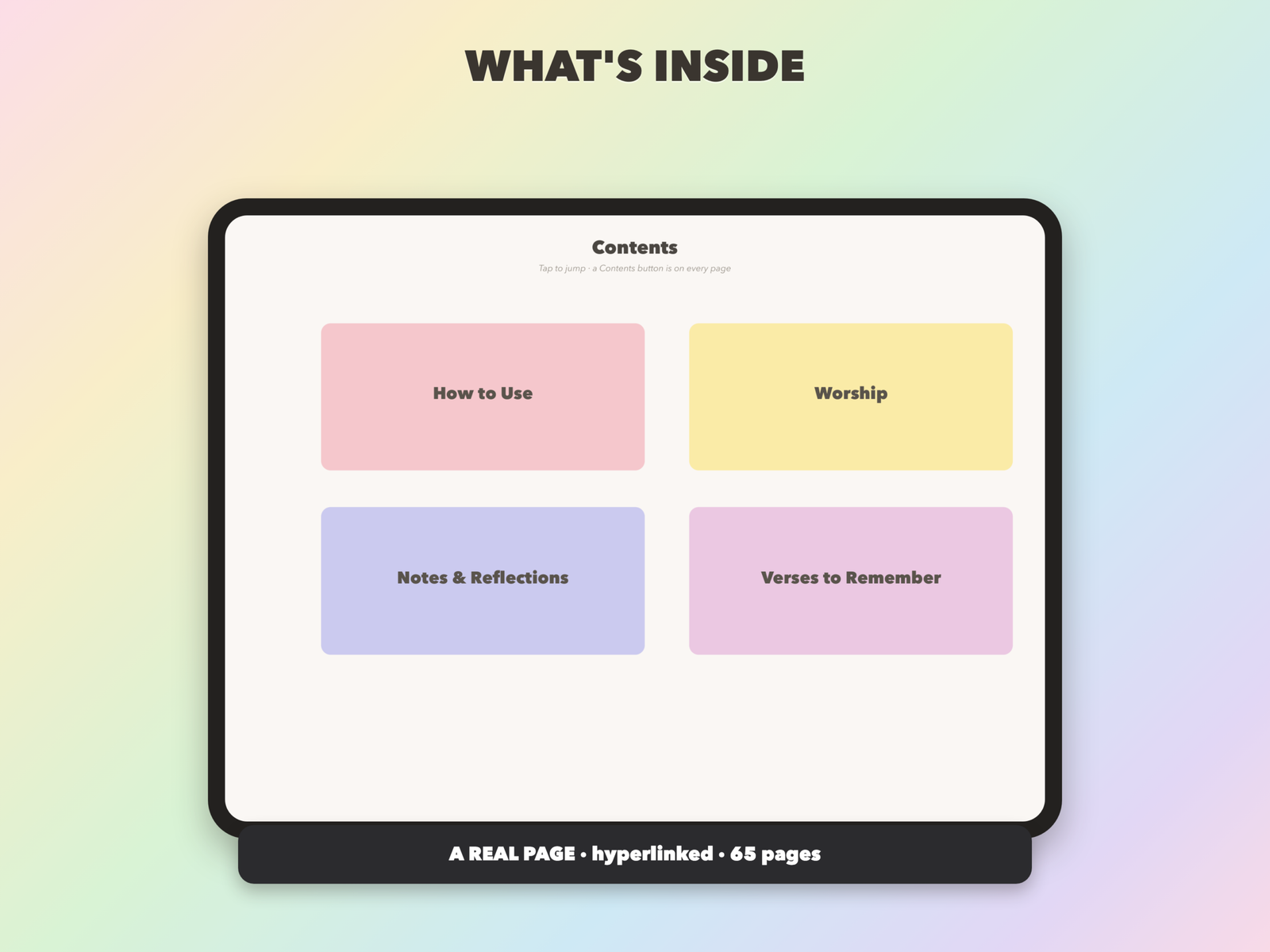 Worship Journal | Christian Digital Journal | Hyperlinked GoodNotes iPad | Faith Devotional - Image 5