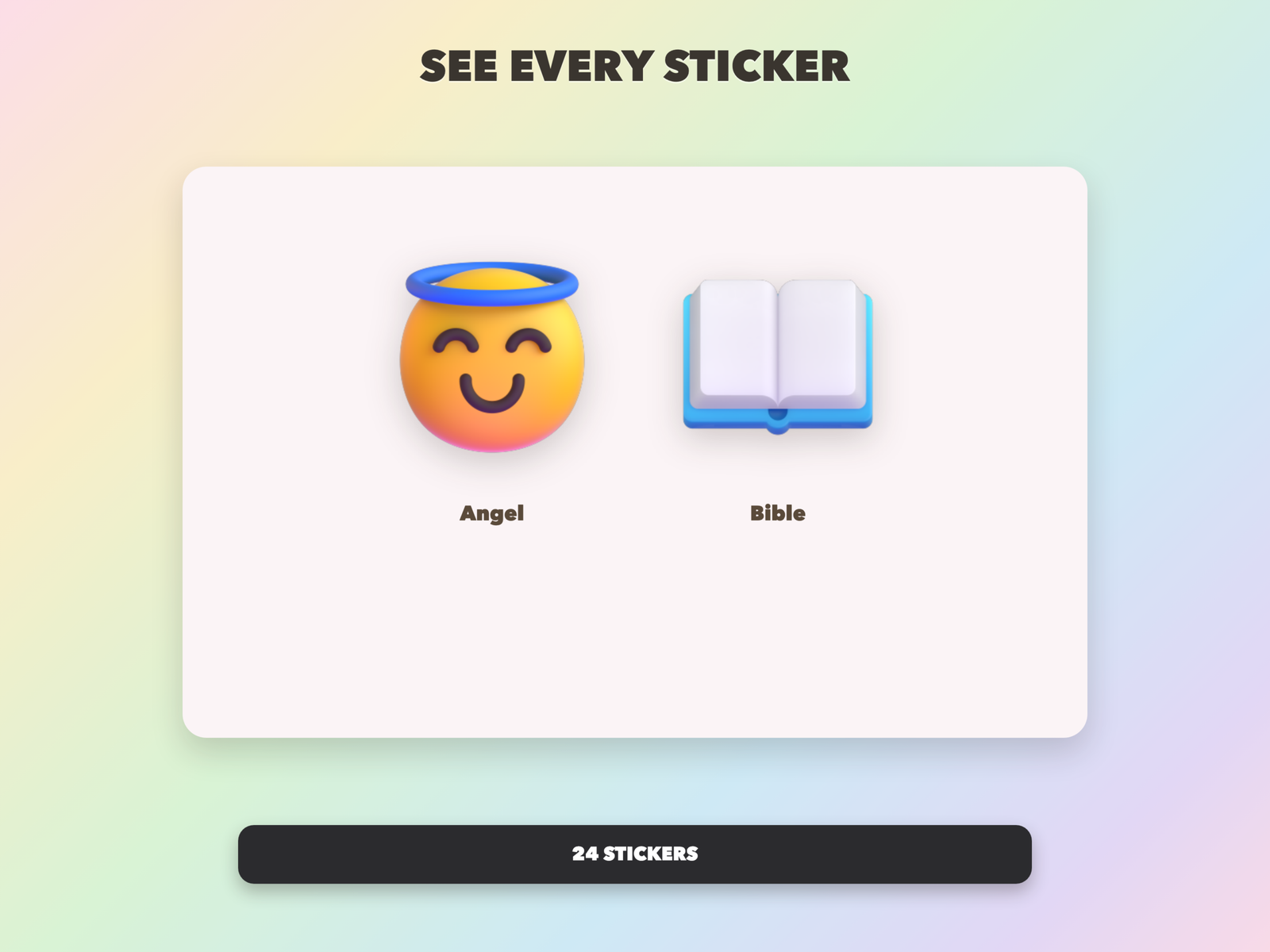Christian ABC Stickers | Christian Digital Stickers | Bible Journaling GoodNotes Pre-Cropped PNG | Sunday School - Image 6