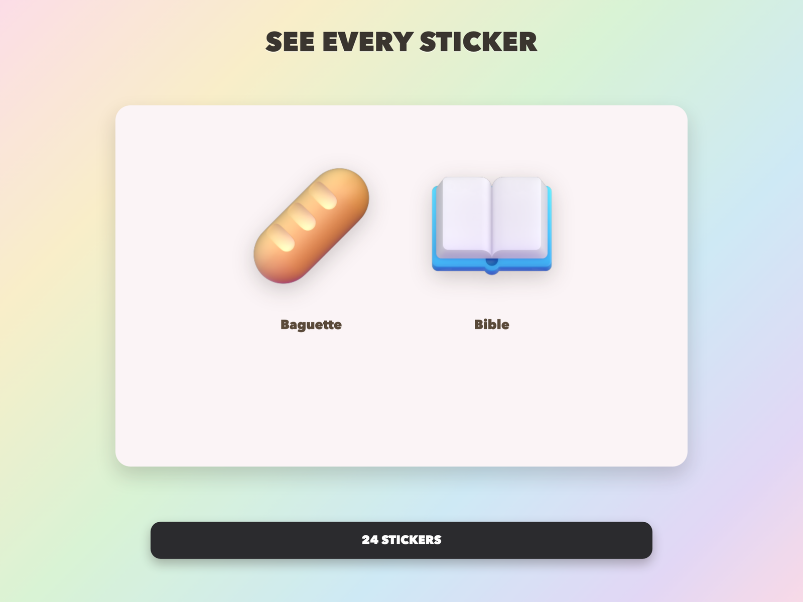 Bible Food and Feasts Stickers | Christian Digital Stickers | Bible Journaling GoodNotes Pre-Cropped PNG | Sunday School - Image 6