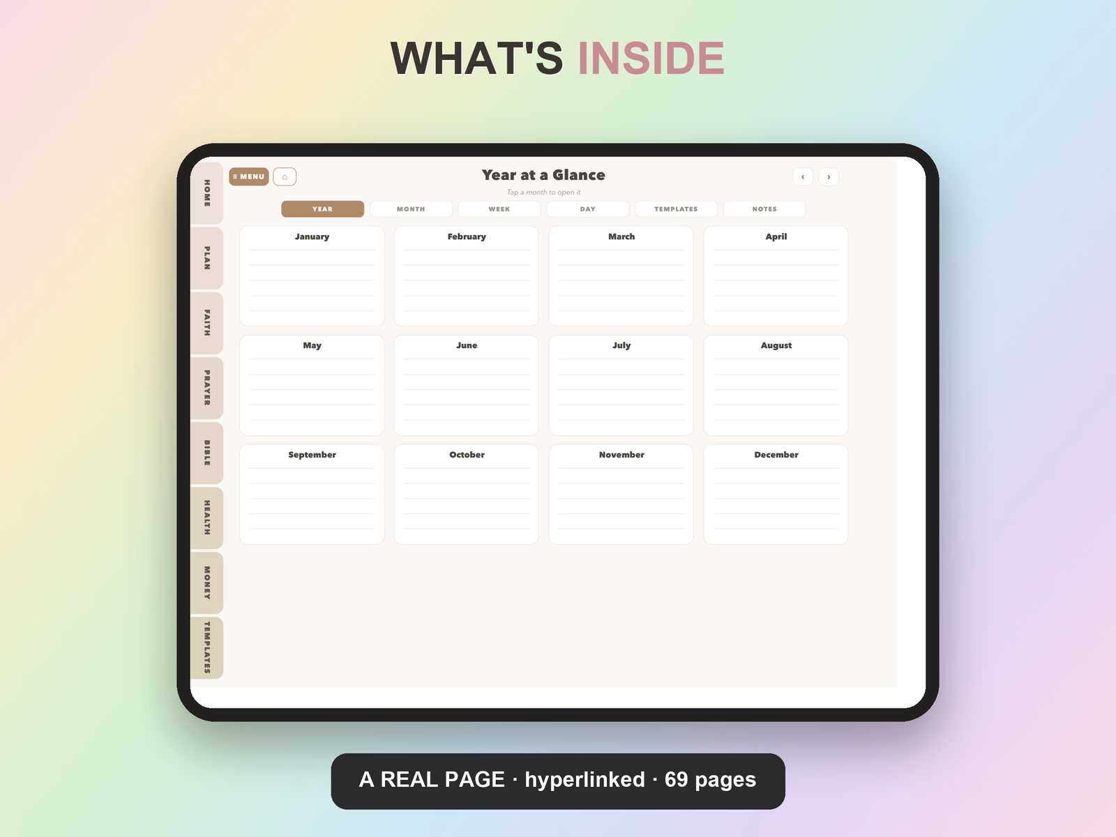 Christian Missionary Planner Undated | Christian Faith Planner GoodNotes iPad | Neutral Boho - Image 8