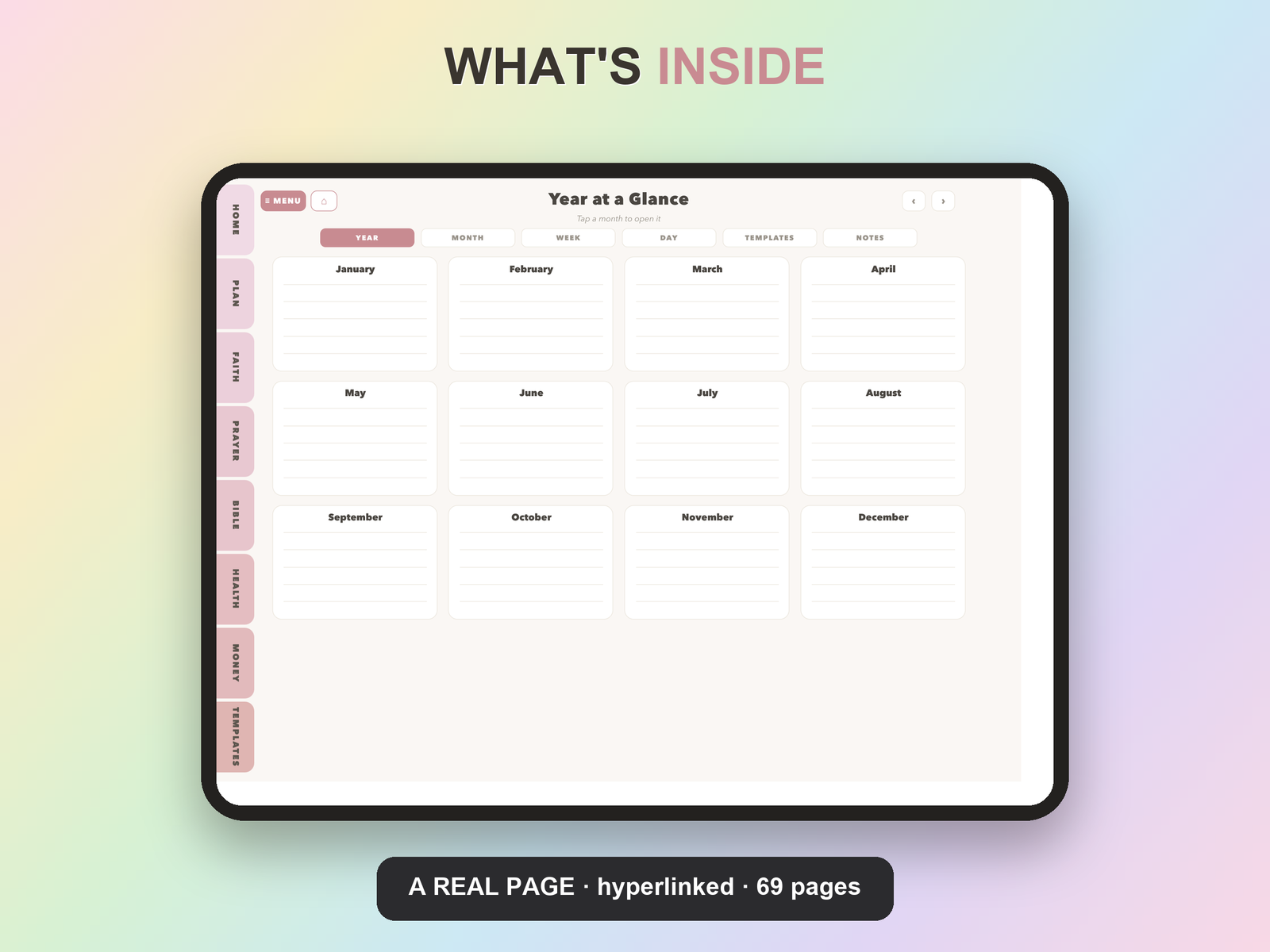 Christian Wedding Budget Planner Undated | Christian Faith Planner GoodNotes iPad | Blush Pink - Image 8