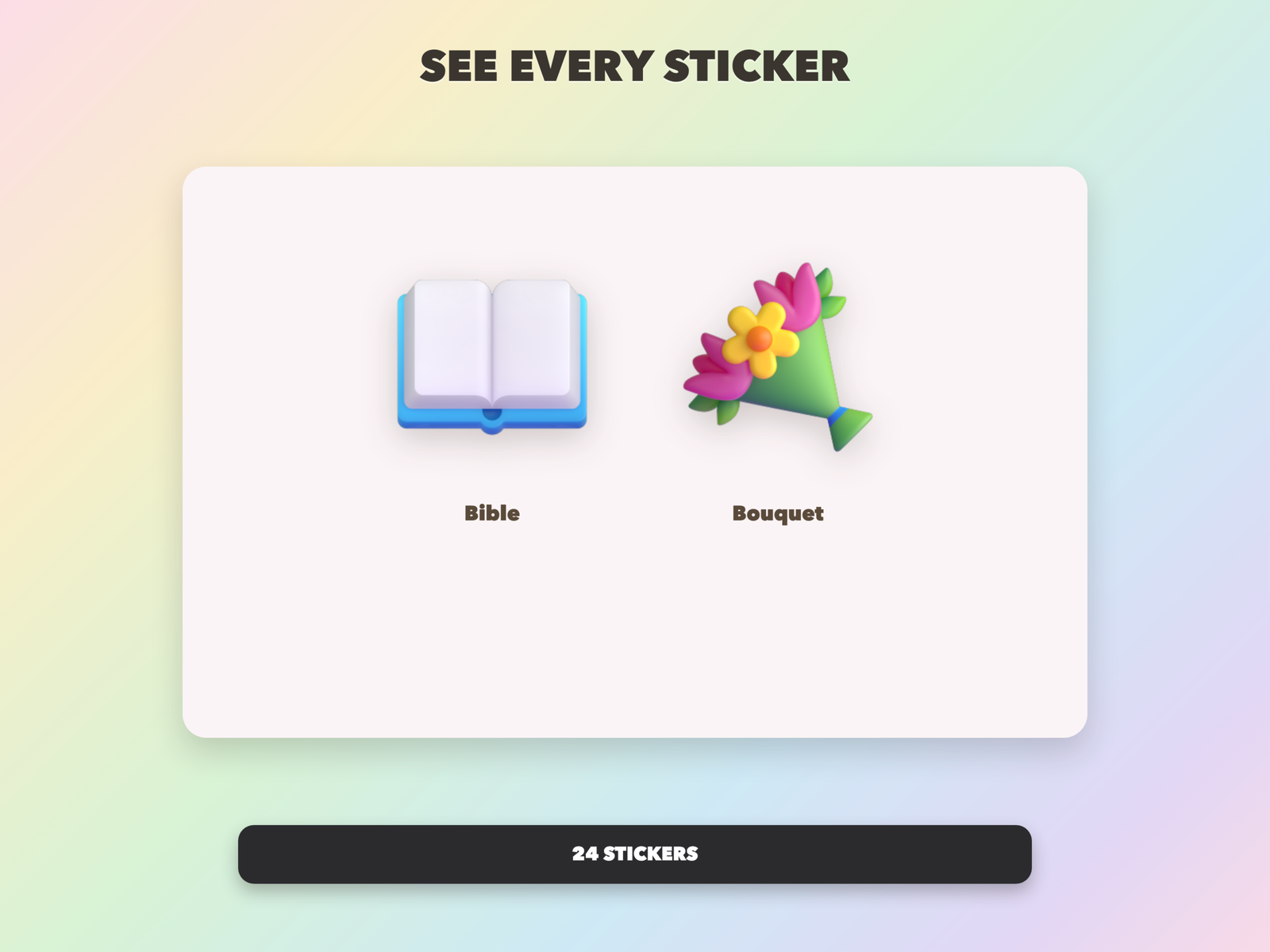 Faith Hope and Love Wedding Stickers | Christian Digital Stickers | Bible Journaling GoodNotes Pre-Cropped PNG | Sunday School - Image 7