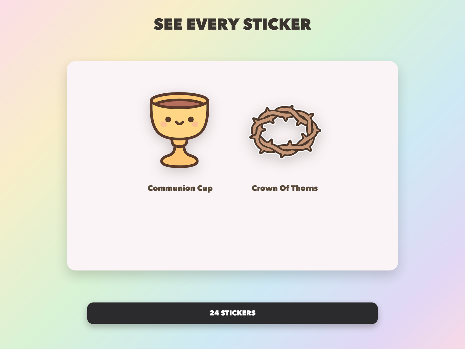 Easter Christian Stickers | Christian Digital Stickers | Bible Journaling GoodNotes Pre-Cropped PNG | Sunday School - Image 8