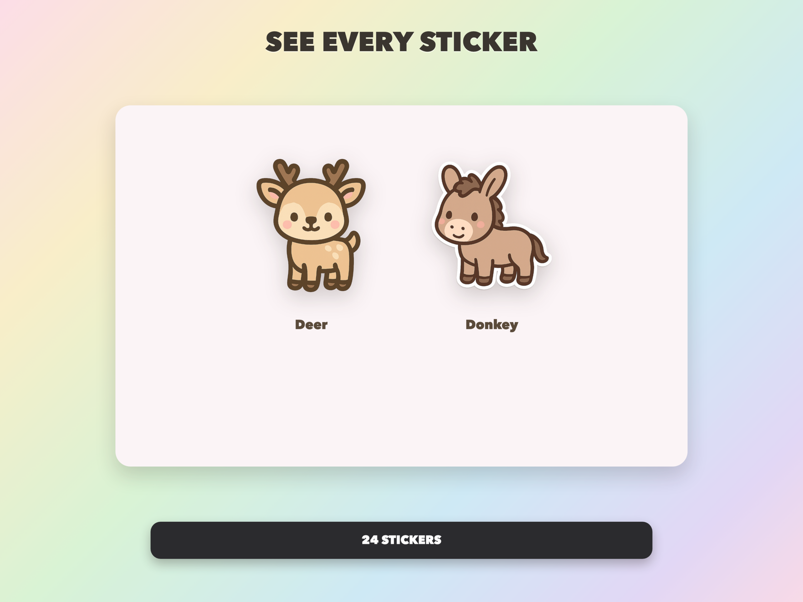 Bible Animals Stickers | Christian Digital Stickers | Bible Journaling GoodNotes Pre-Cropped PNG | Sunday School - Image 8