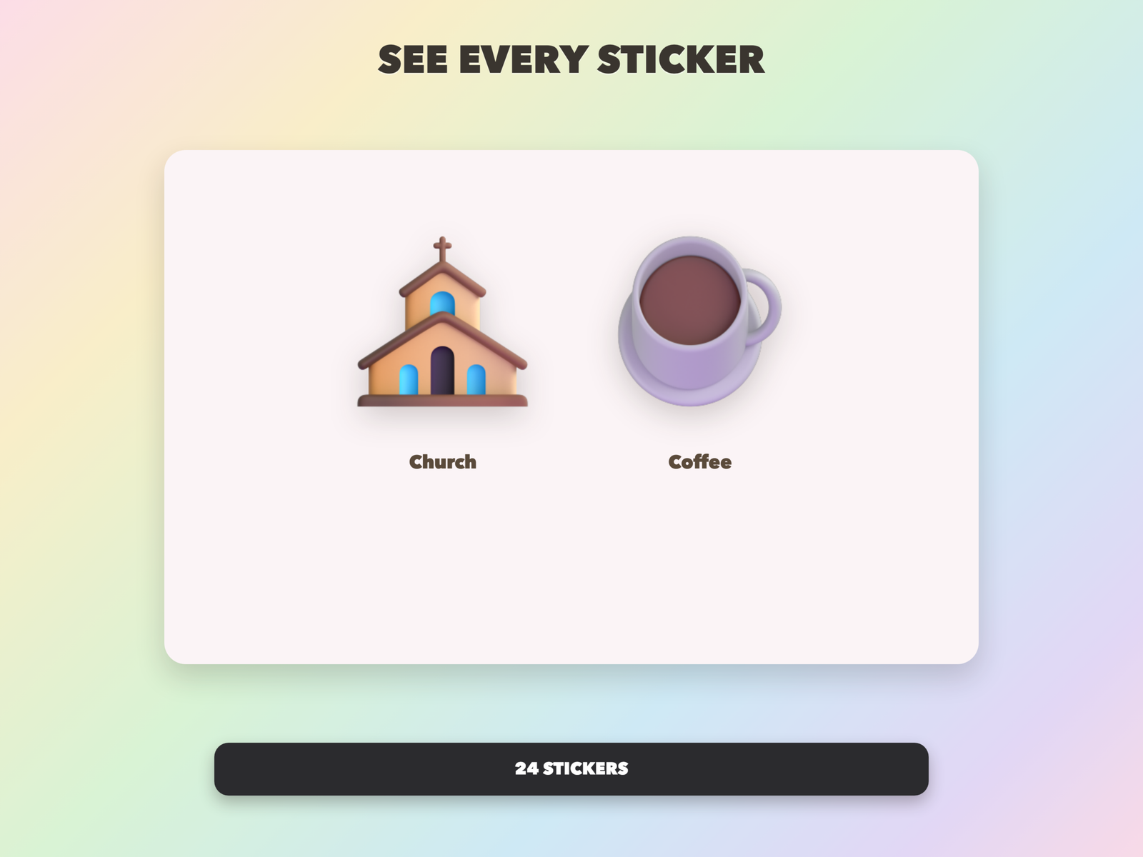 Christian Hospitality Stickers | Christian Digital Stickers | Bible Journaling GoodNotes Pre-Cropped PNG | Sunday School - Image 9