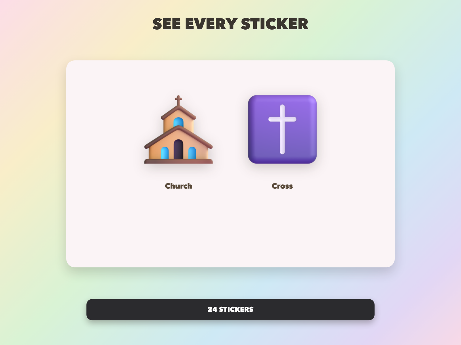 Faith Hope and Love Wedding Stickers | Christian Digital Stickers | Bible Journaling GoodNotes Pre-Cropped PNG | Sunday School - Image 9