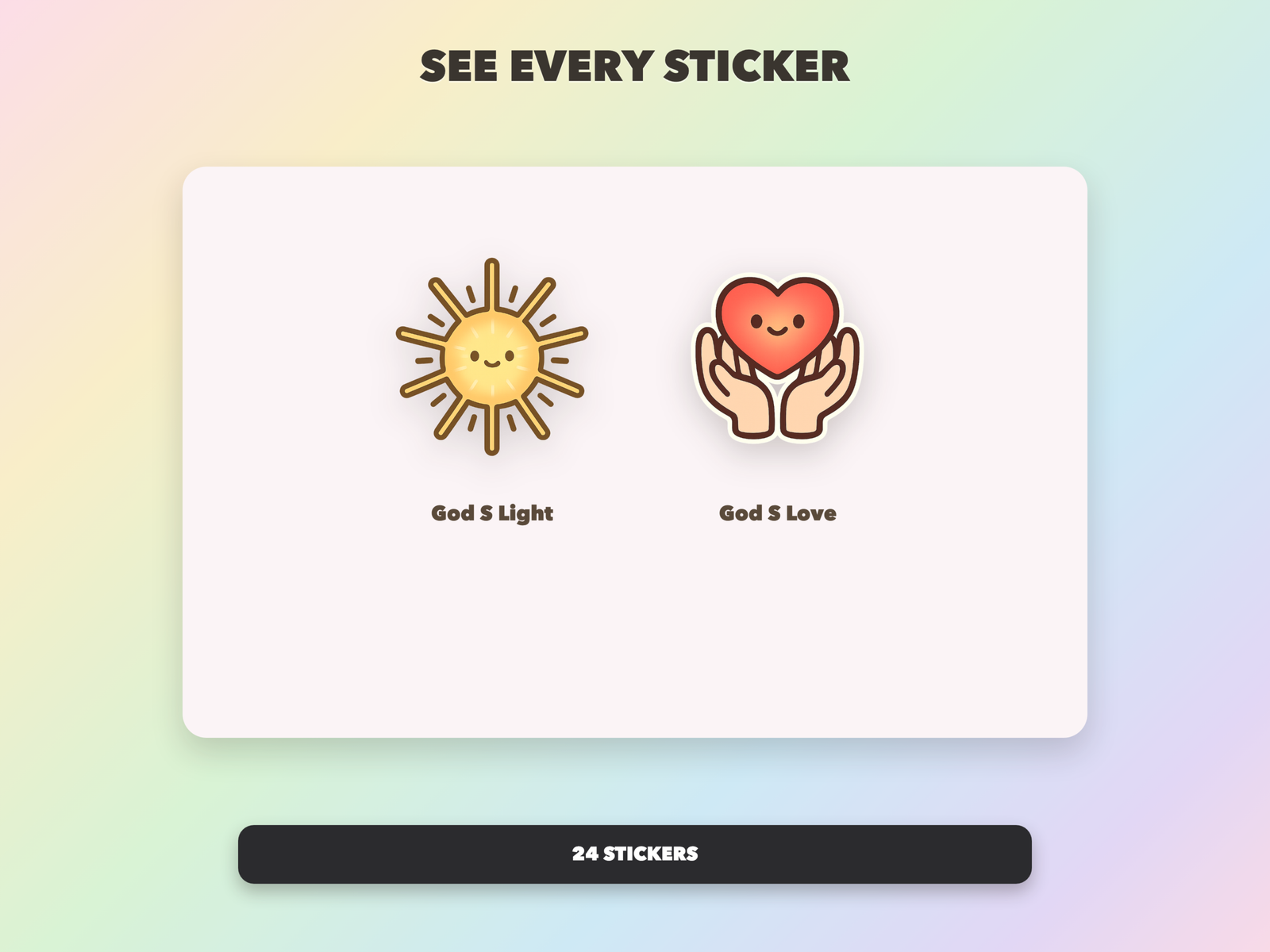 Gods Love Stickers | Christian Digital Stickers | Bible Journaling GoodNotes Pre-Cropped PNG | Sunday School - Image 10
