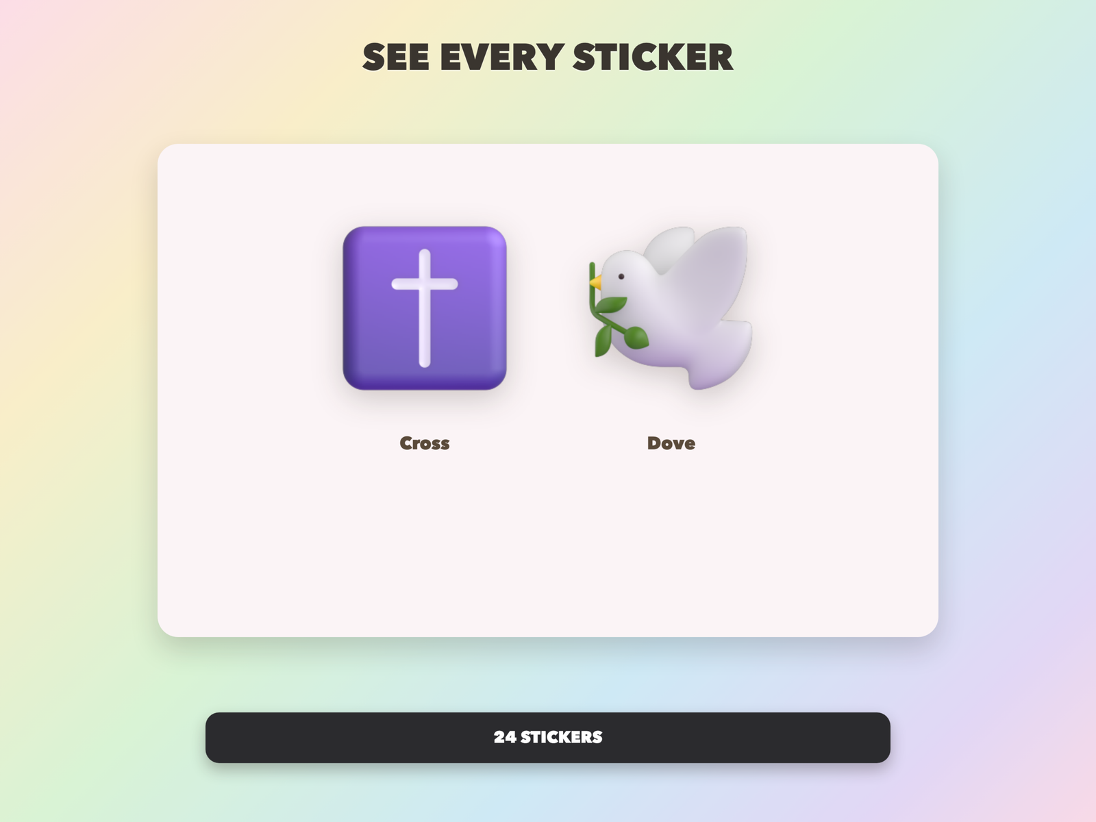 First Day Blessings Stickers | Christian Digital Stickers | Bible Journaling GoodNotes Pre-Cropped PNG | Sunday School - Image 10