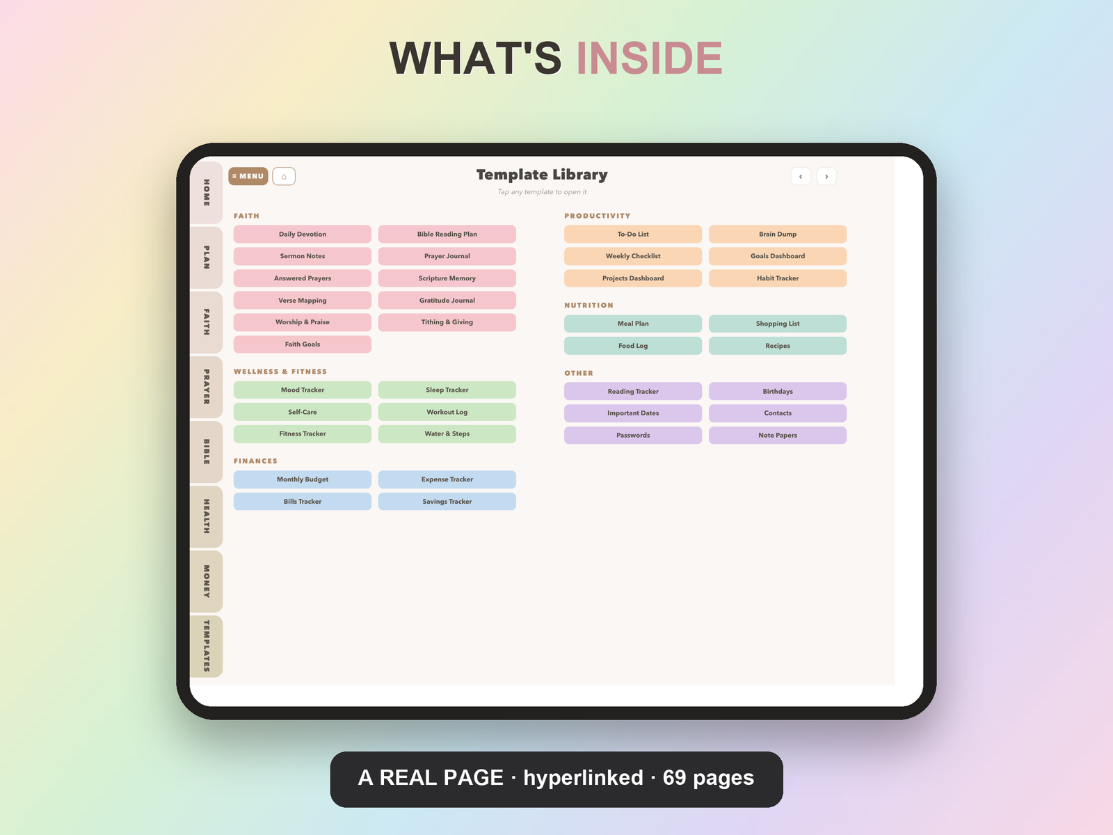 Christian Homeschool Planner Undated | Christian Faith Planner GoodNotes iPad | Neutral Boho - Image 12