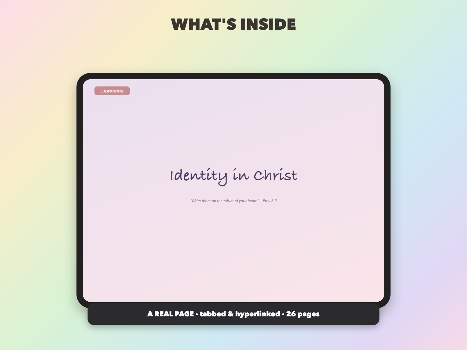 Scripture Writing Notebook | Christian Digital Notebook | Tabbed Hyperlinked GoodNotes iPad | Bible - Image 10
