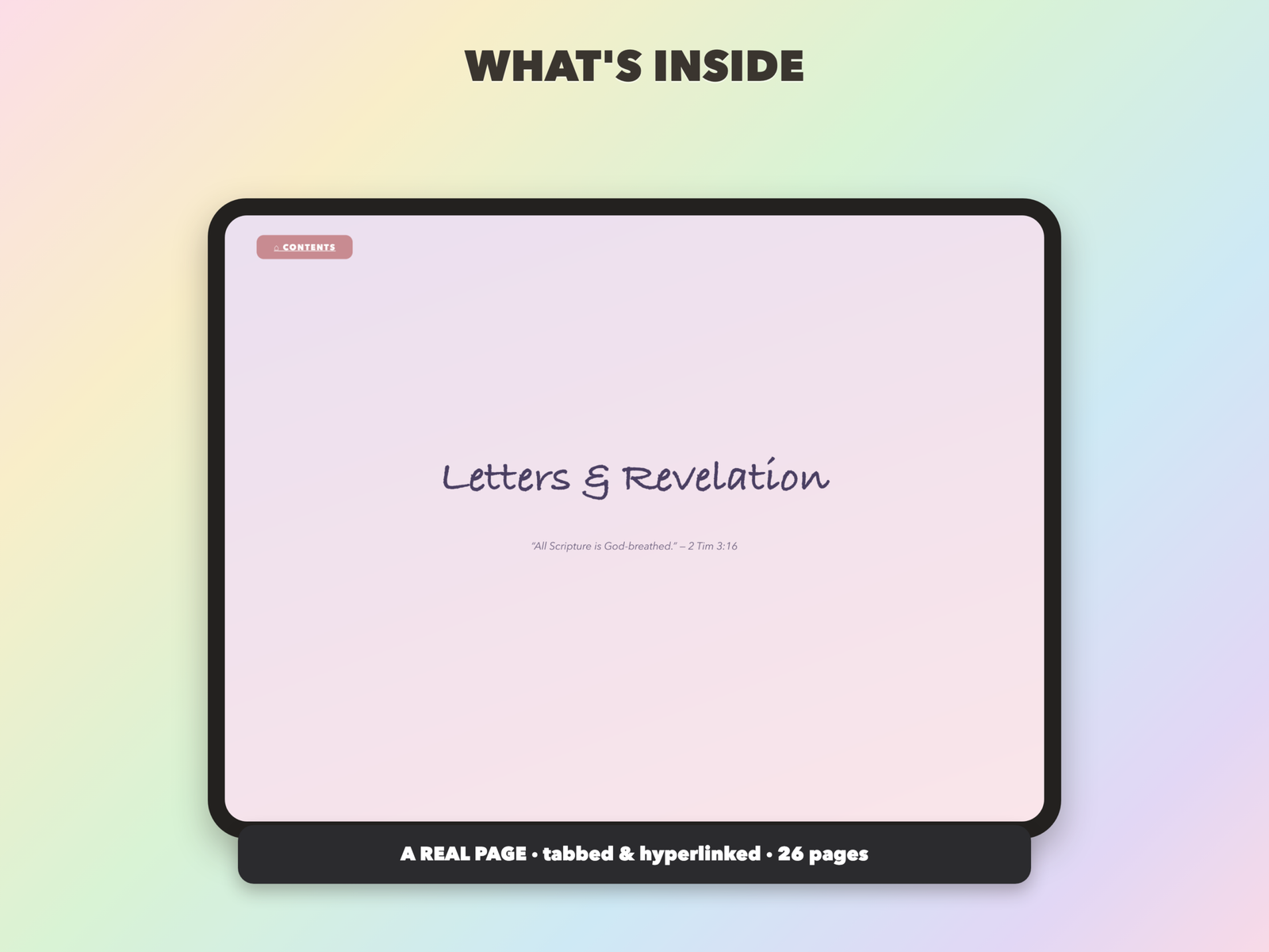 Bible Study Notebook | Christian Digital Notebook | Tabbed Hyperlinked GoodNotes iPad | Bible - Image 10