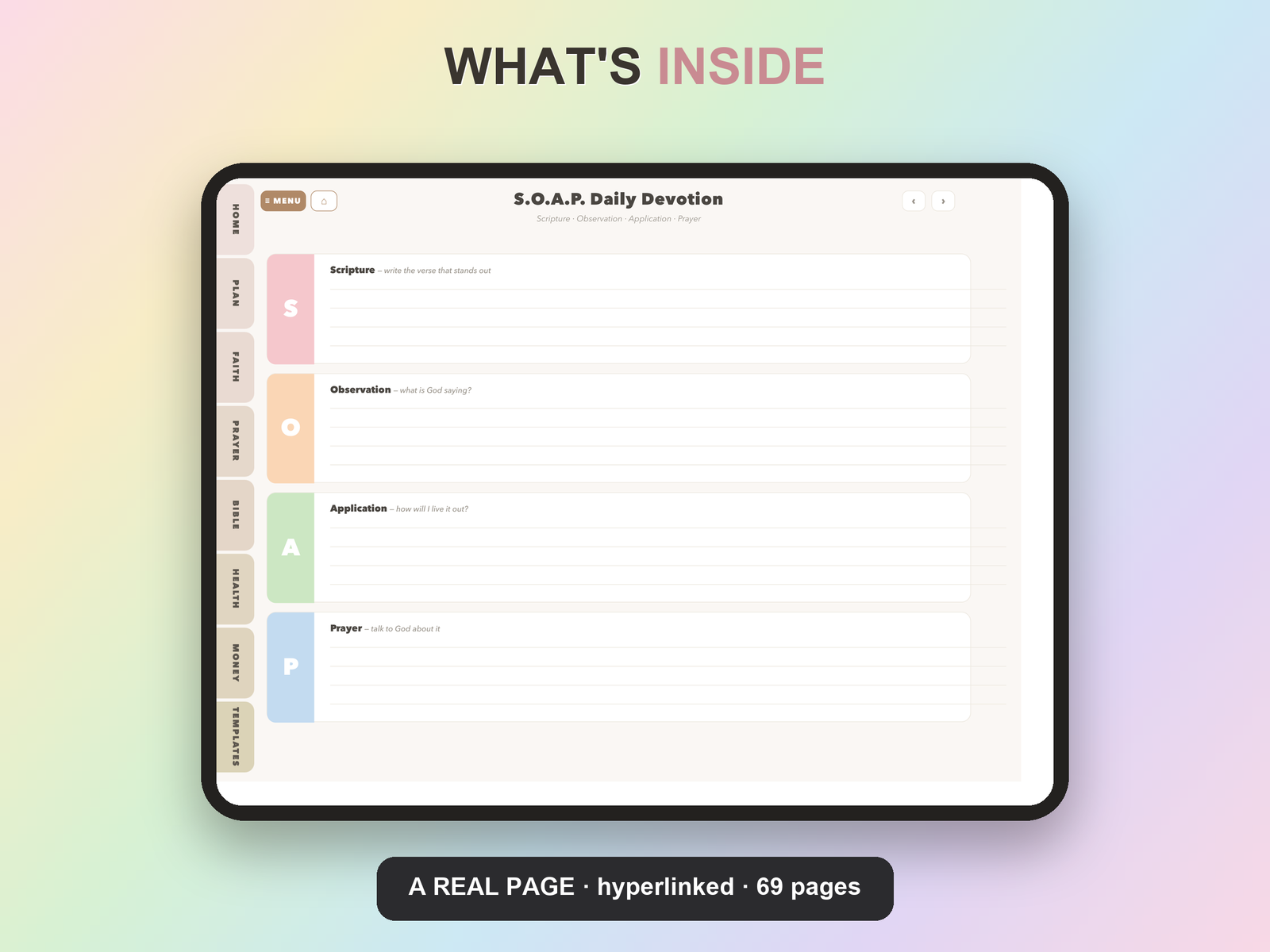 Christian Missionary Planner Undated | Christian Faith Planner GoodNotes iPad | Neutral Boho - Image 13
