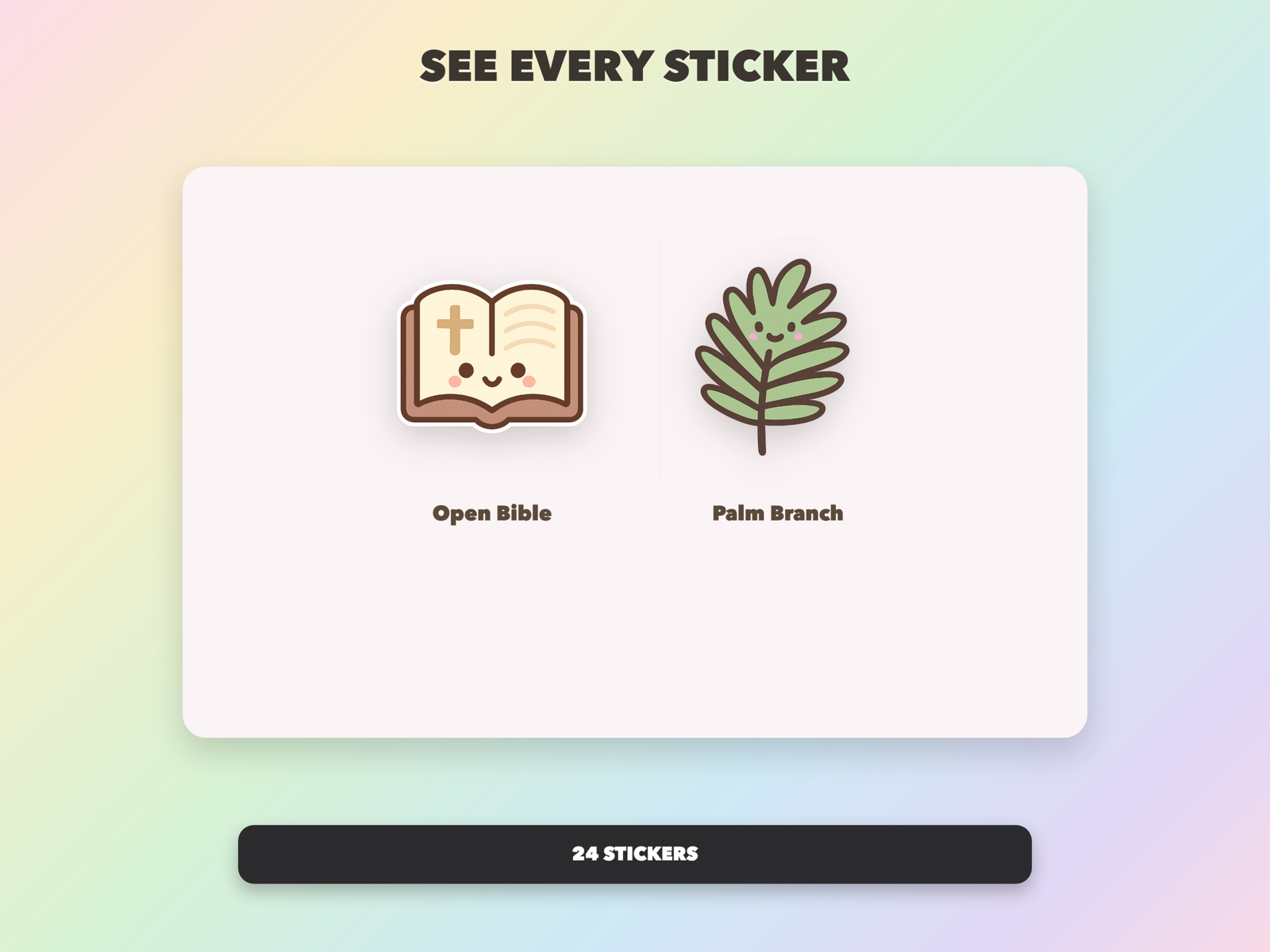 Easter Christian Stickers | Christian Digital Stickers | Bible Journaling GoodNotes Pre-Cropped PNG | Sunday School - Image 12