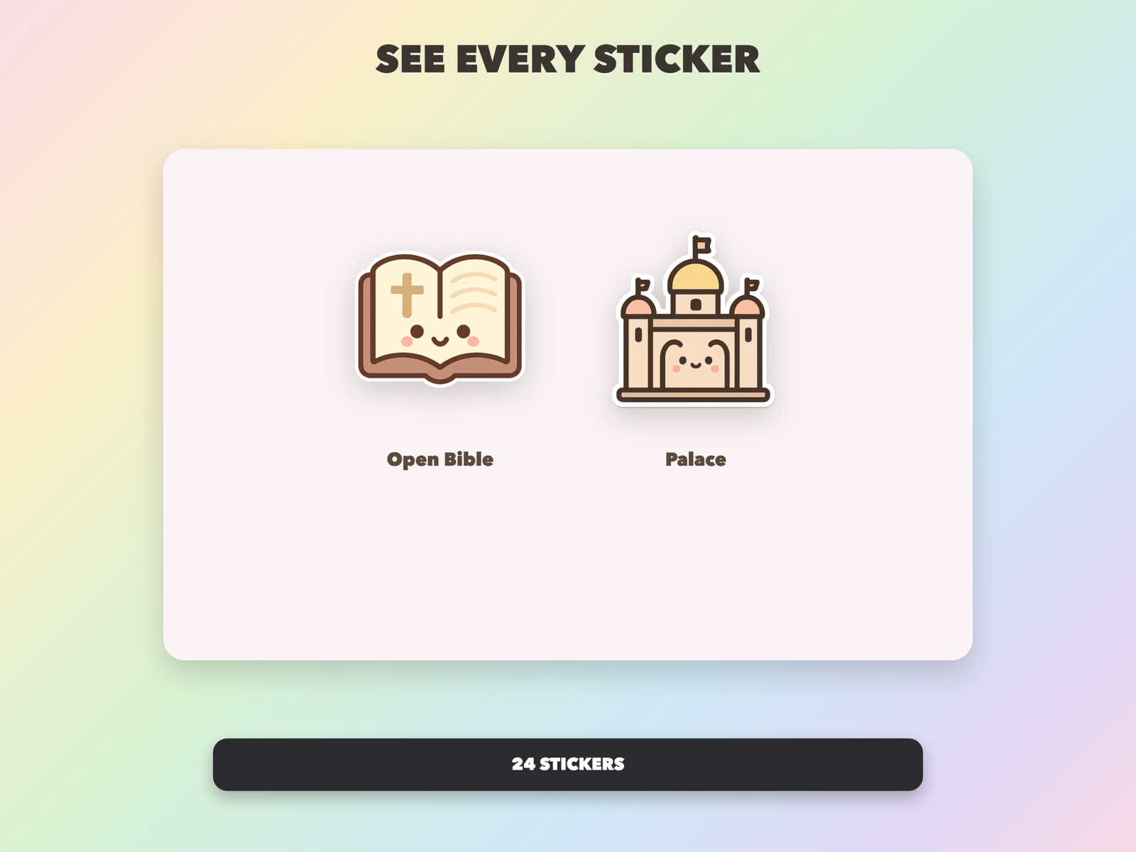 Daniel and the Lions Stickers | Christian Digital Stickers | Bible Journaling GoodNotes Pre-Cropped PNG | Sunday School - Image 12