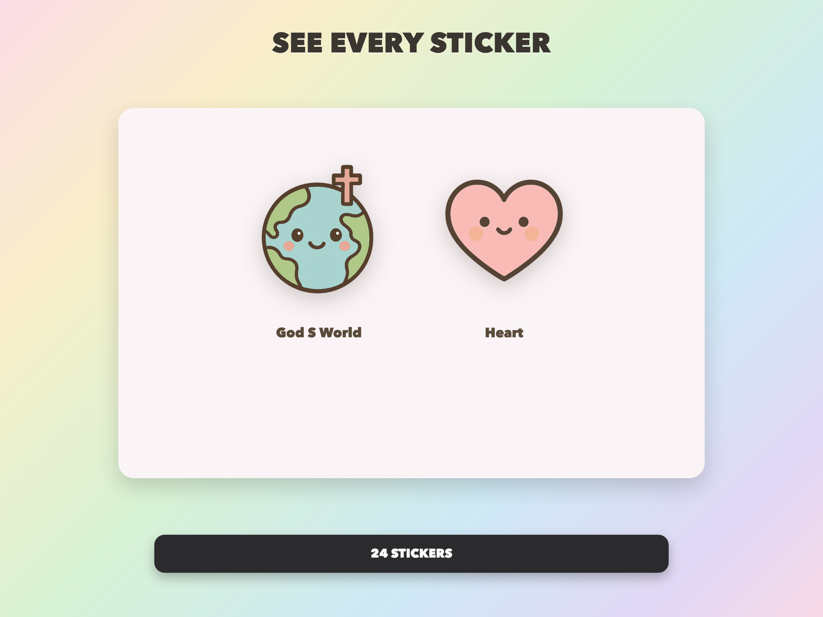 Gods Love Stickers | Christian Digital Stickers | Bible Journaling GoodNotes Pre-Cropped PNG | Sunday School - Image 12