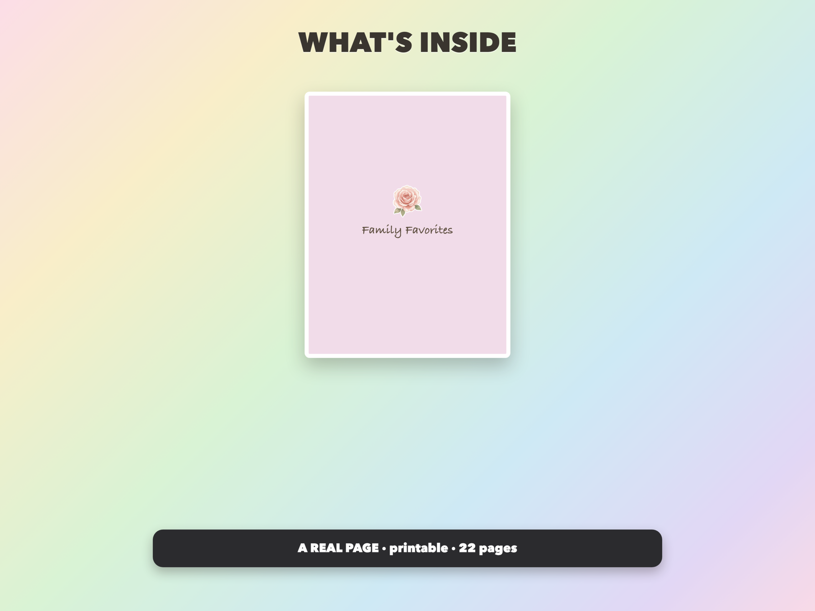 Faith Family Recipe Book | Christian Printable | Faith Digital Download | Bible | Instant Download - Image 11