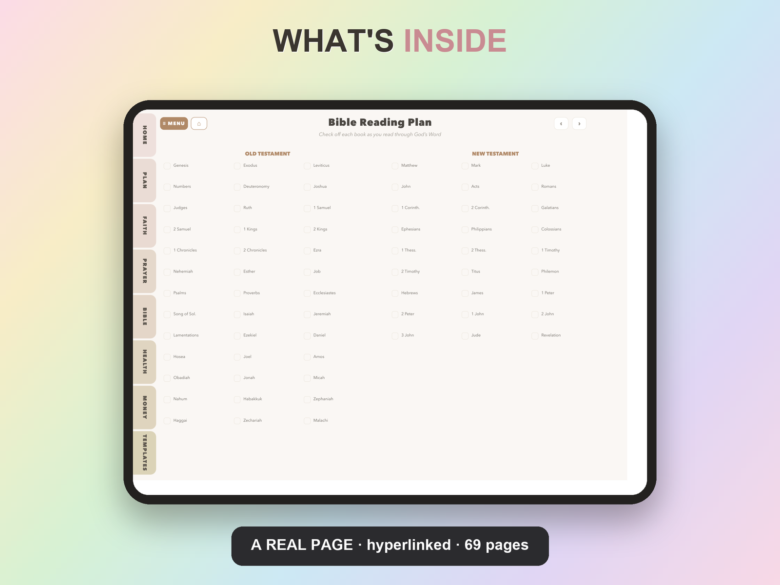 Christian Missionary Planner Undated | Christian Faith Planner GoodNotes iPad | Neutral Boho - Image 14