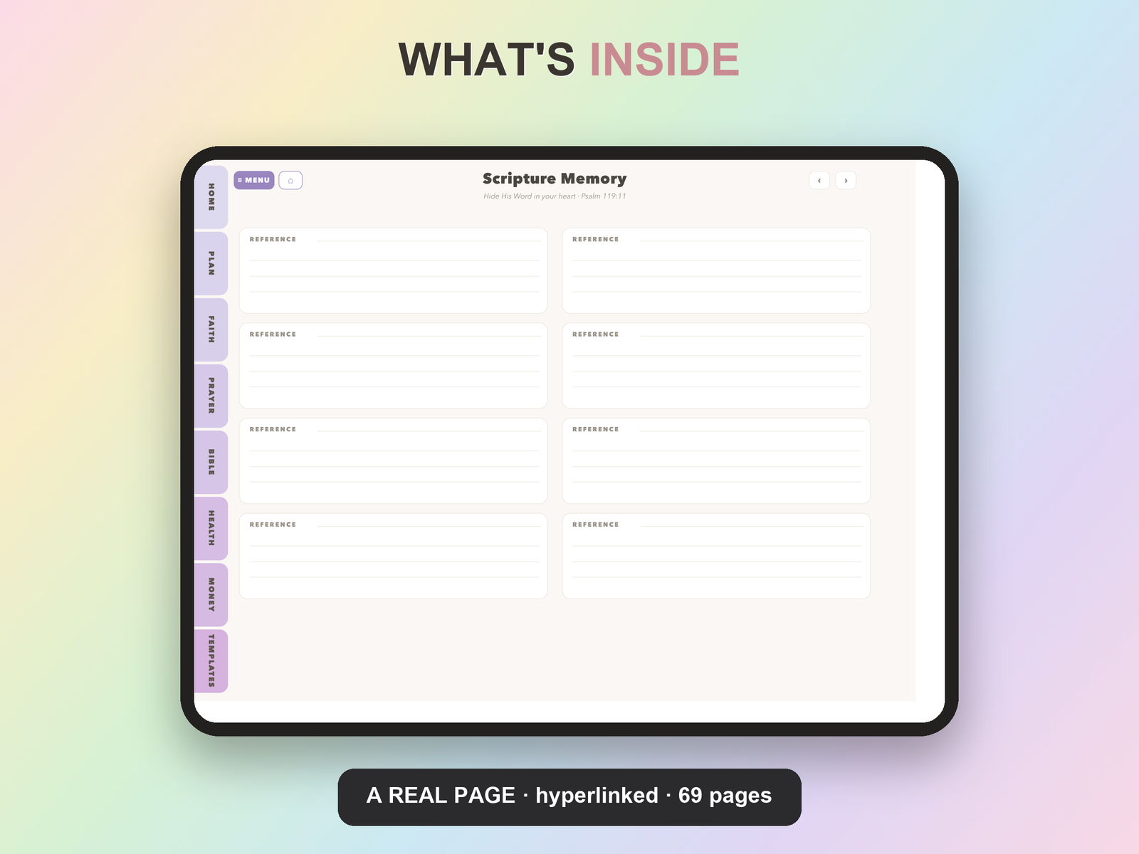 Worship Leader Planner Undated | Christian Faith Planner GoodNotes iPad | Lavender - Image 17